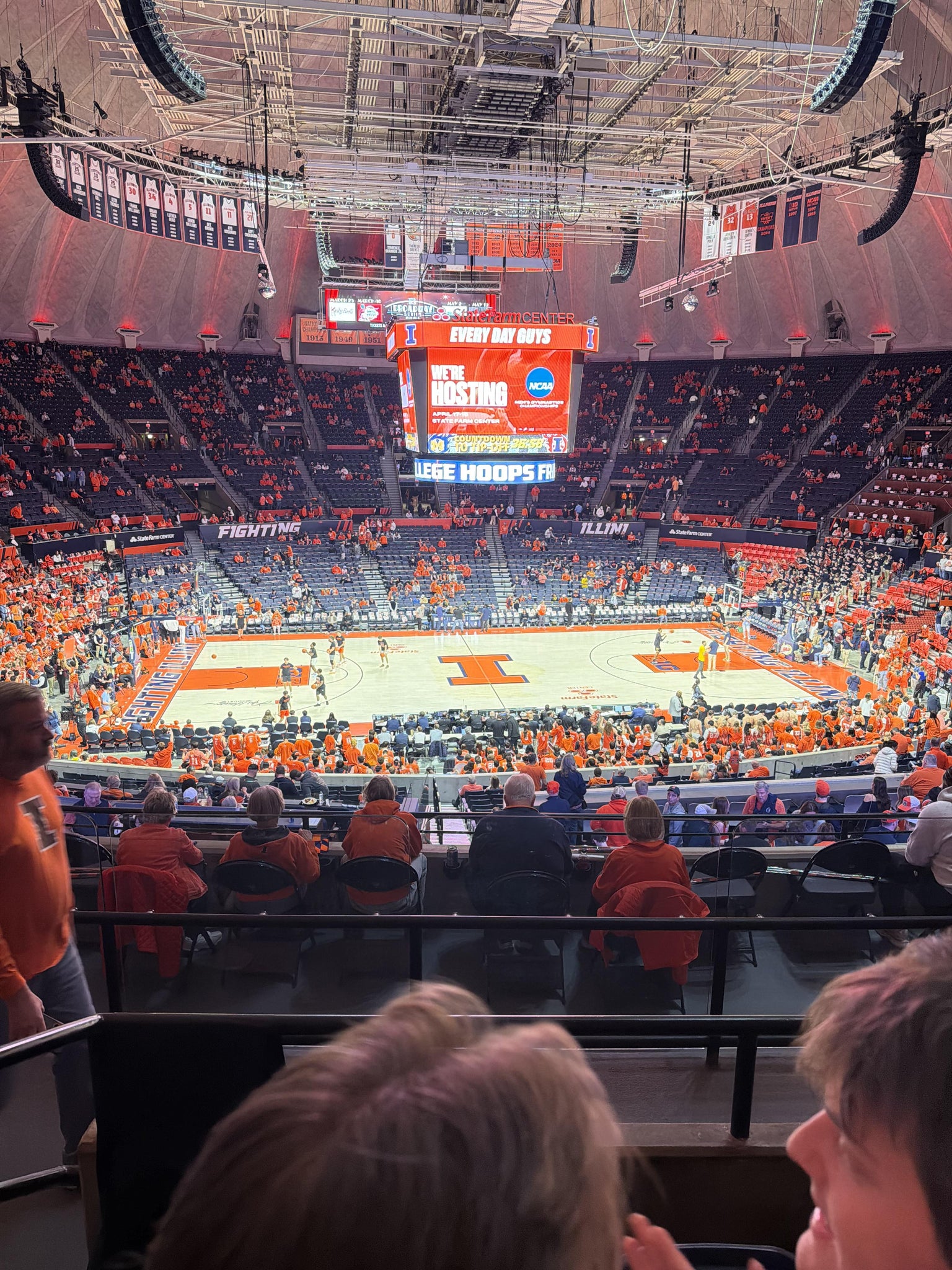 Real Fan View taken from Section 226 at State Farm Center by Corey B