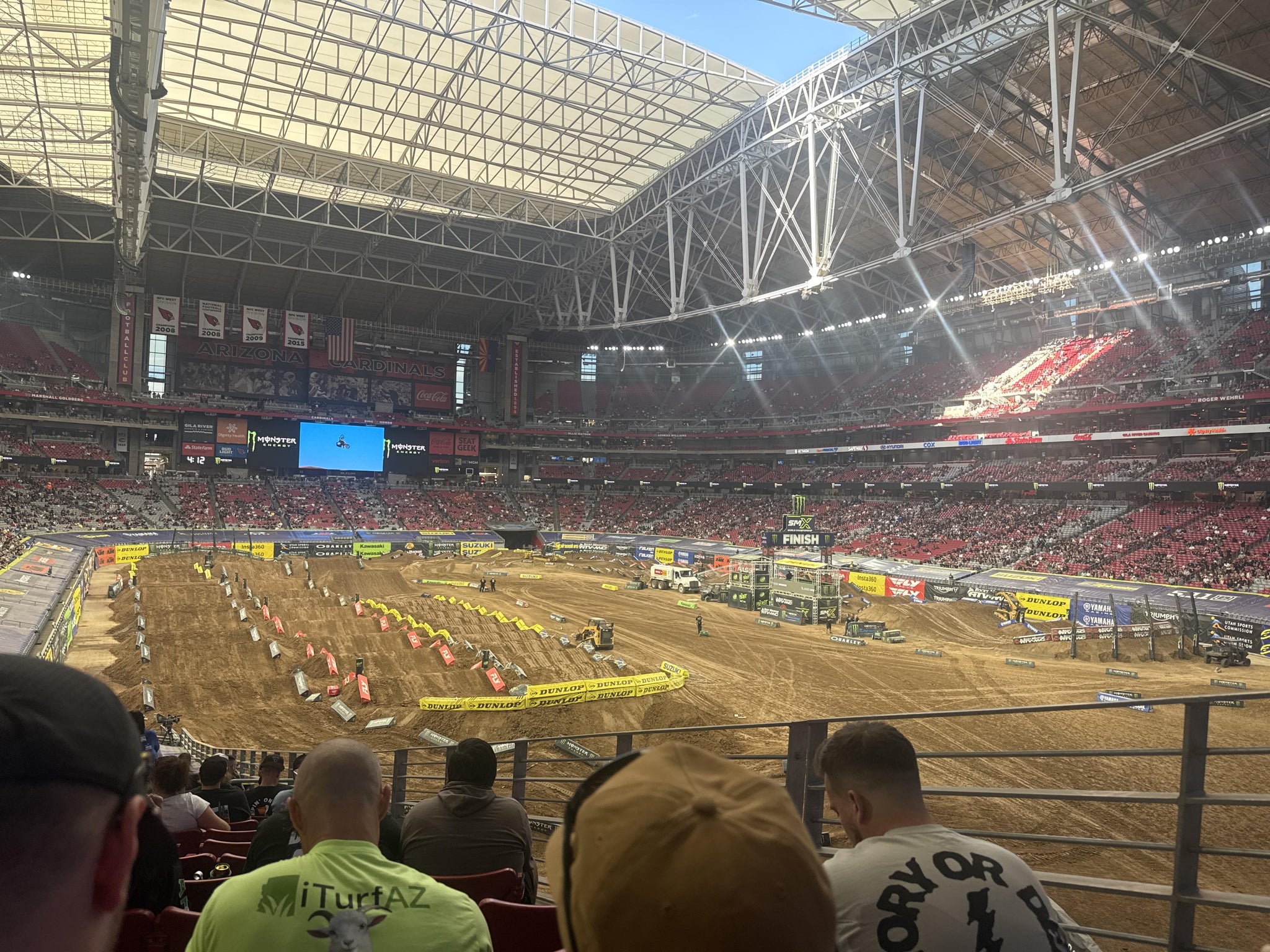 Real Fan View taken from Section 101 at State Farm Stadium by Madison A