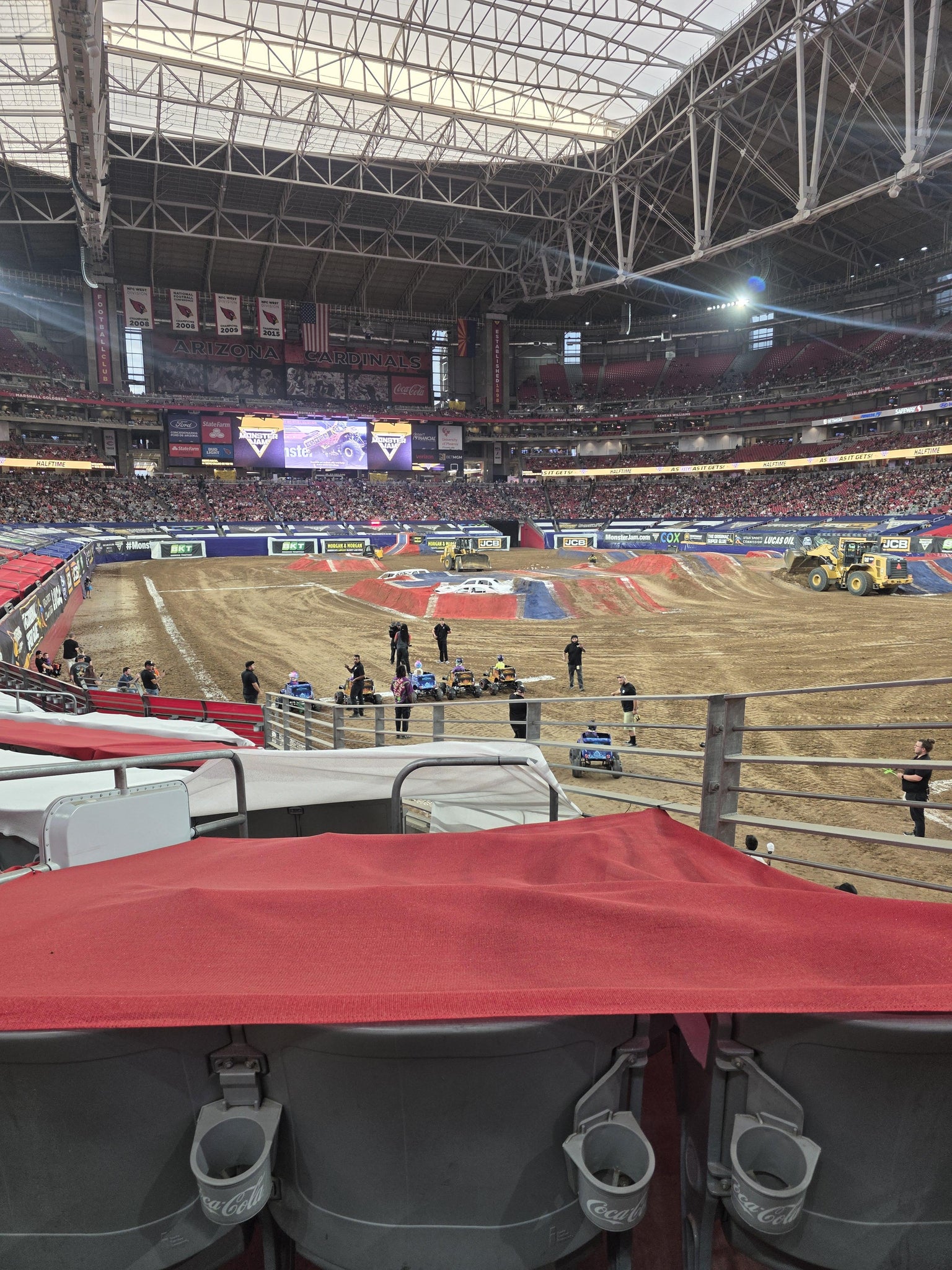 Real Fan View taken from Section 102 at State Farm Stadium by Anonymous User