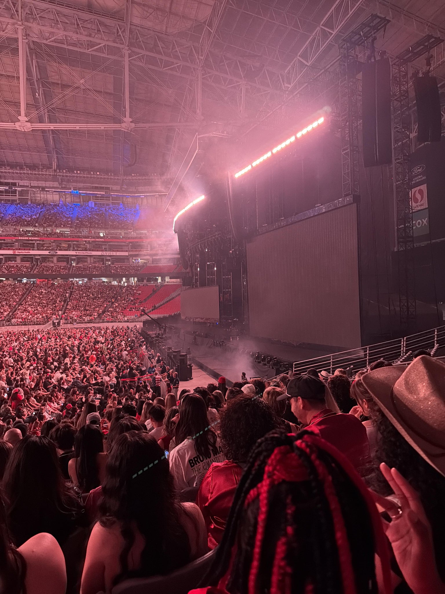Real Fan View taken from Section 103 at State Farm Stadium by Sergio B