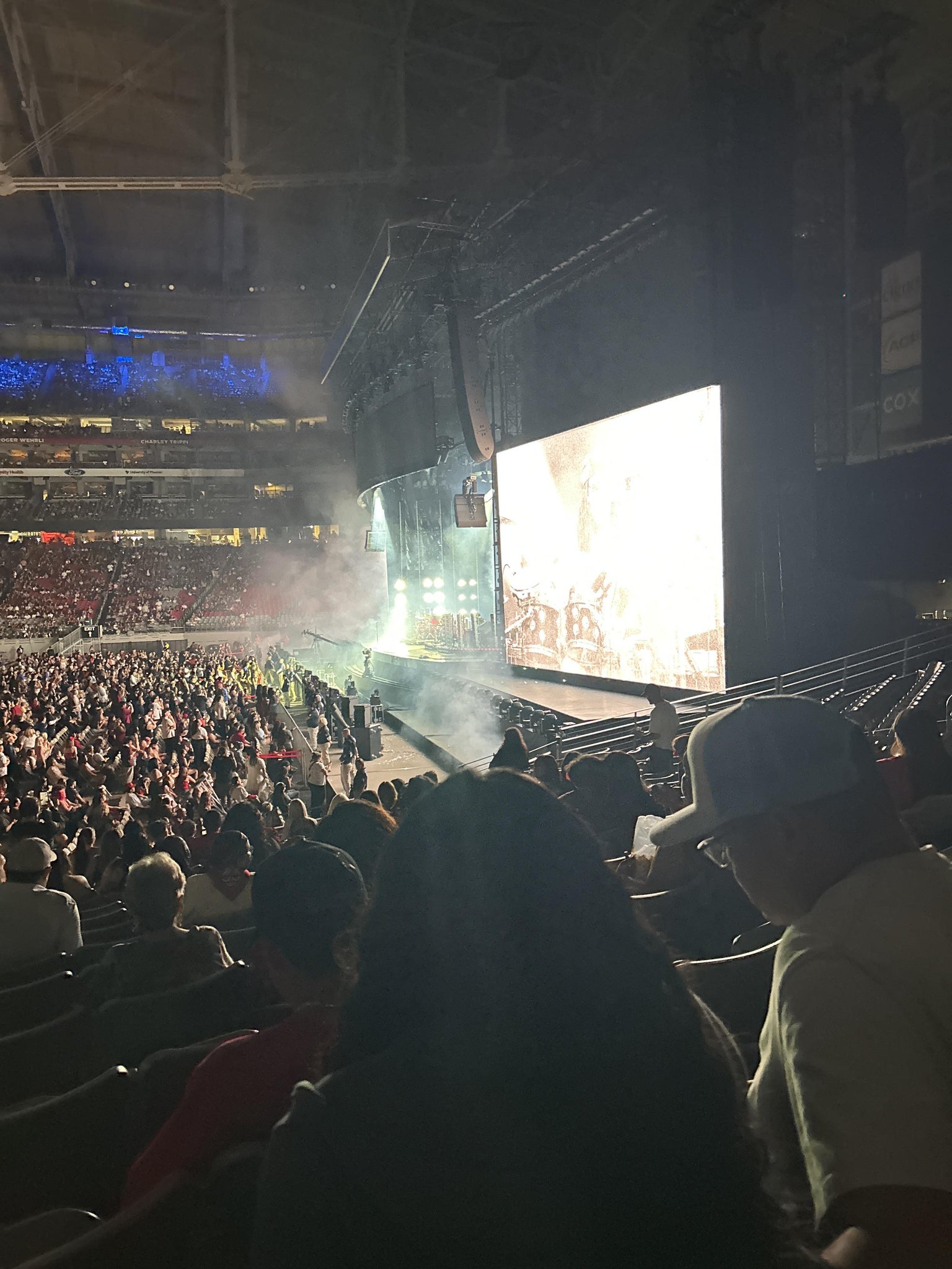 Real Fan View taken from Section 103 at State Farm Stadium by Sharon B