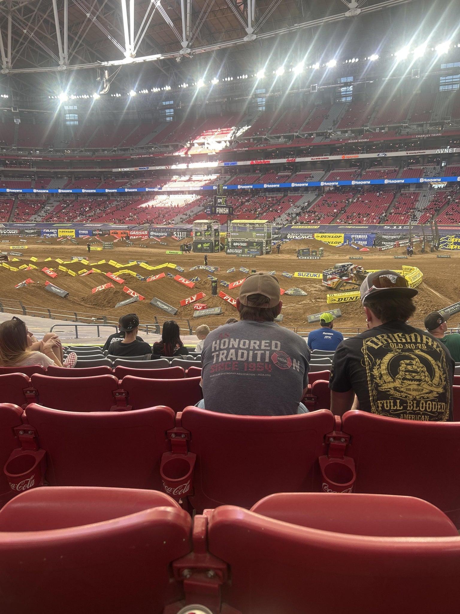 Real Fan View taken from Section 103 at State Farm Stadium by Nikole T