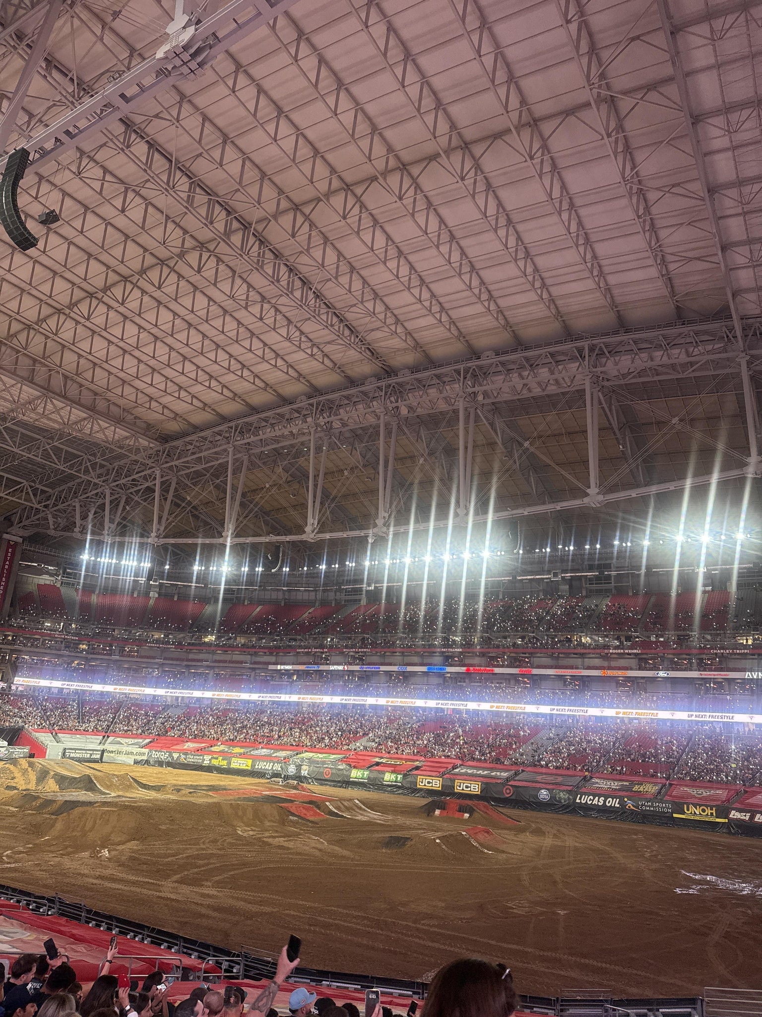 Real Fan View taken from Section 103 at State Farm Stadium by Ruben U