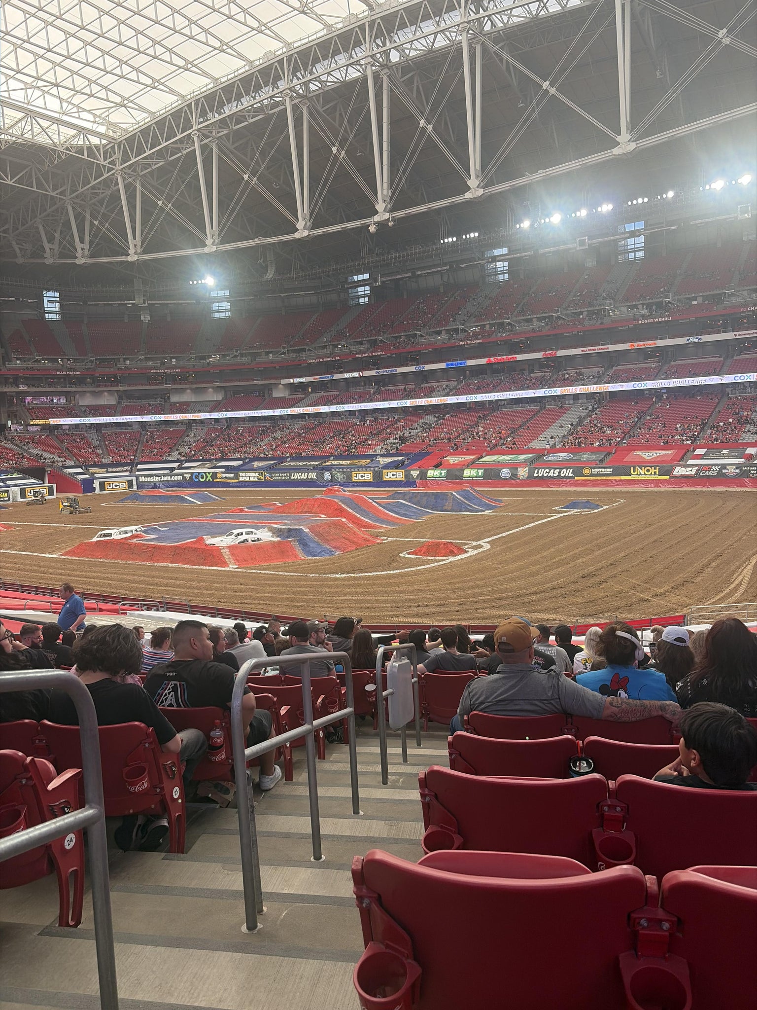 Real Fan View taken from Section 103 at State Farm Stadium by Sabrina R