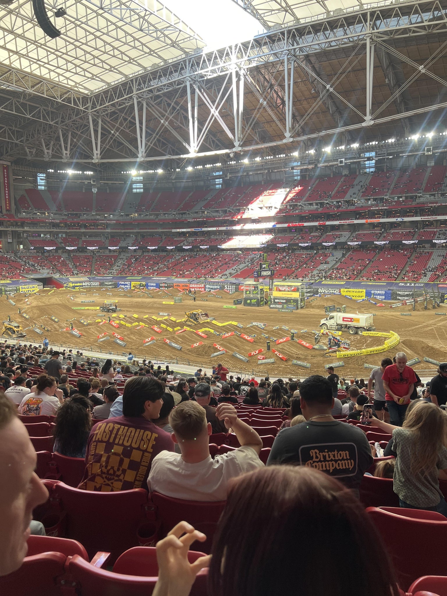 Real Fan View taken from Section 103 at State Farm Stadium by Anonymous User