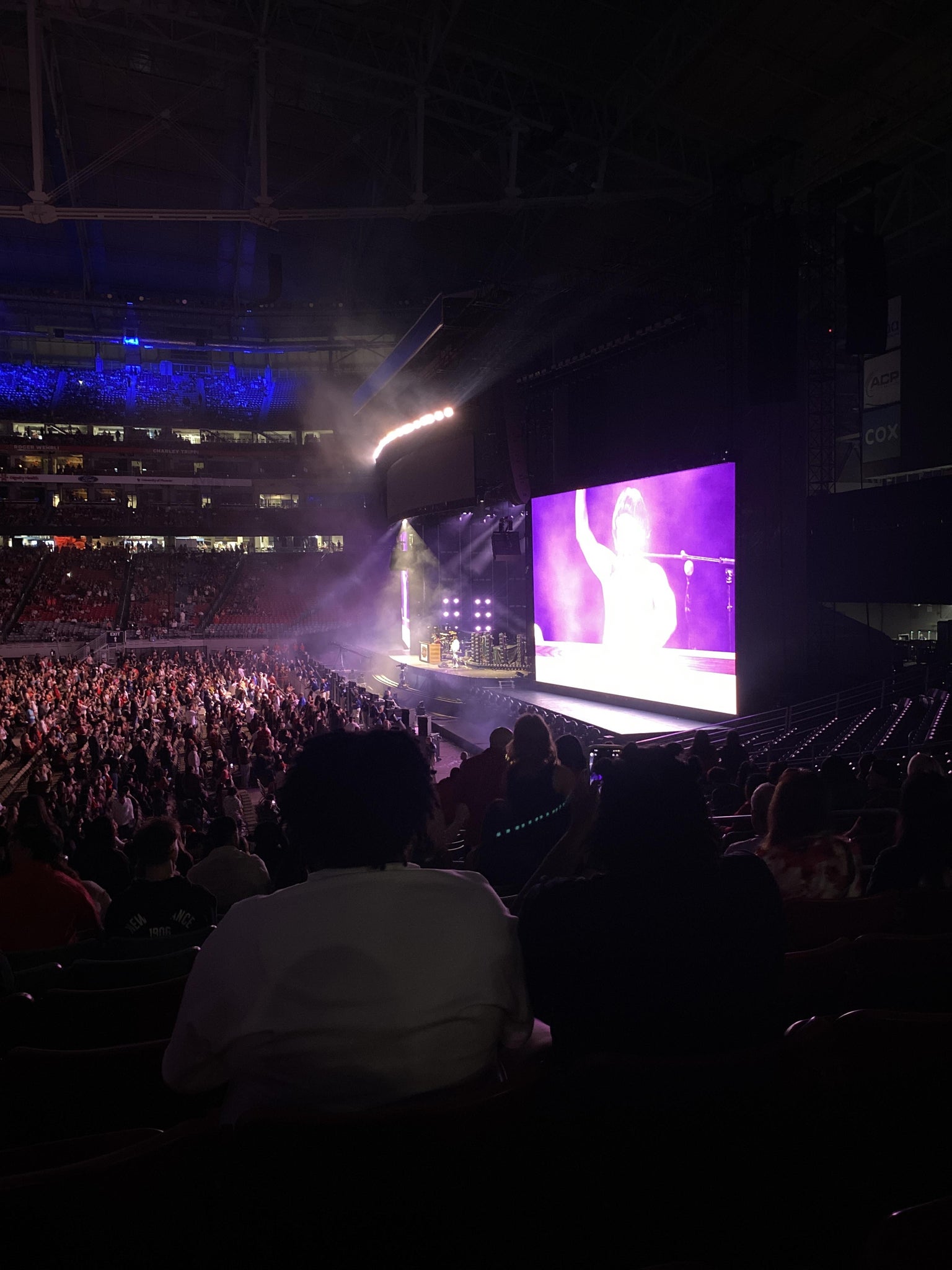 Real Fan View taken from Section 104 at State Farm Stadium by Sinthia M
