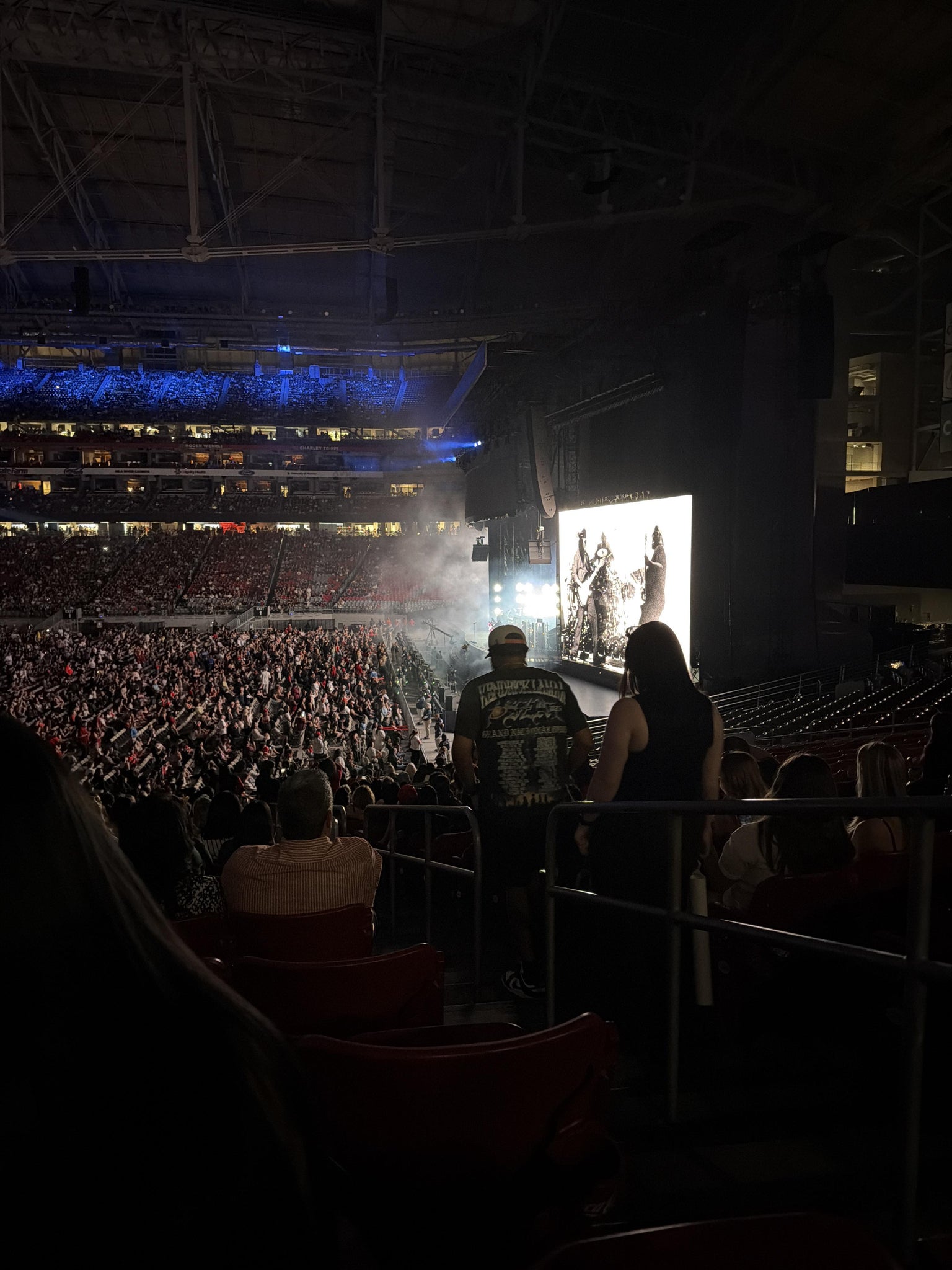 Real Fan View taken from Section 104 at State Farm Stadium by Katherine F
