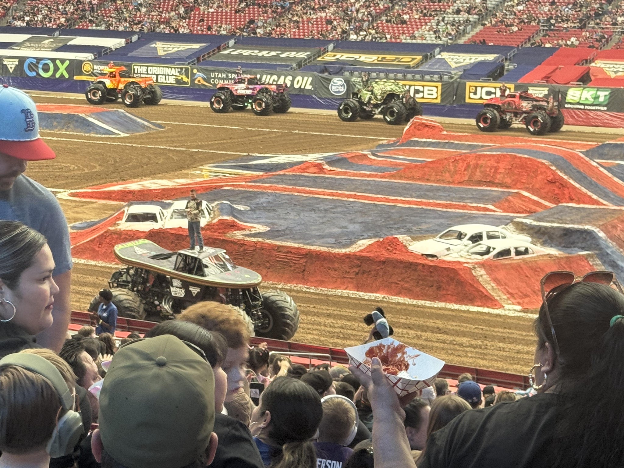Real Fan View taken from Section 104 at State Farm Stadium by Charles J