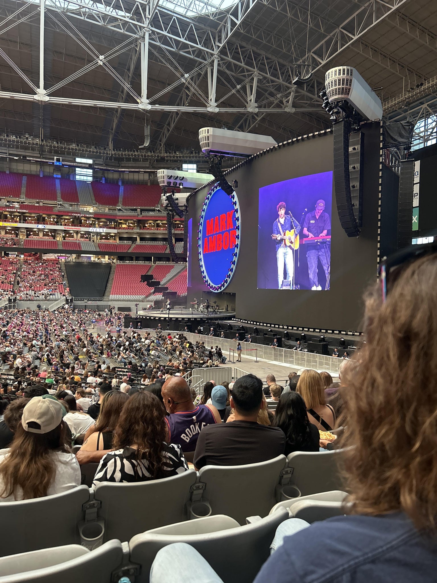 Real Fan View taken from Section 105 at State Farm Stadium by Megan B