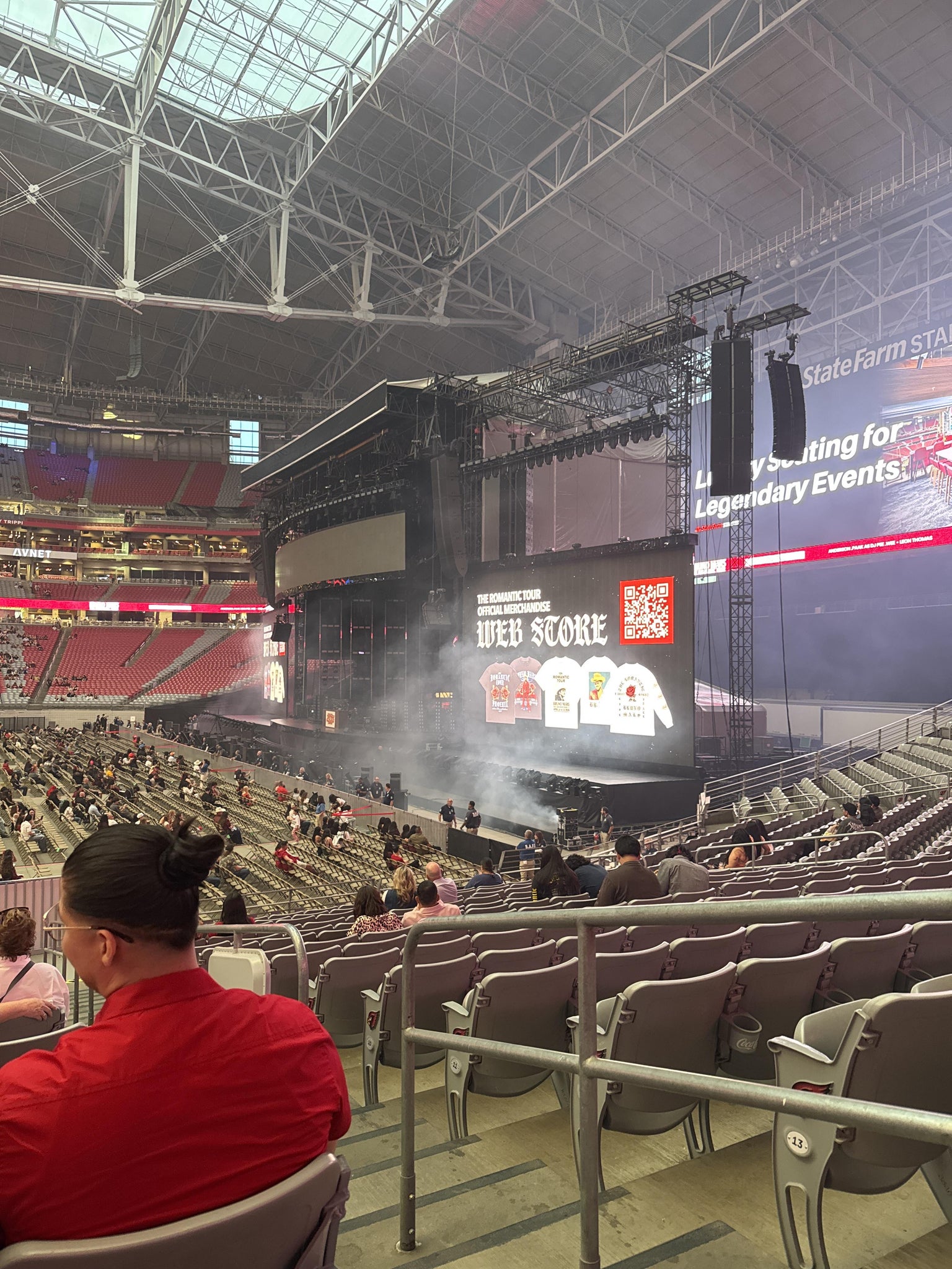 Real Fan View taken from Section 105 at State Farm Stadium by Bernadette A