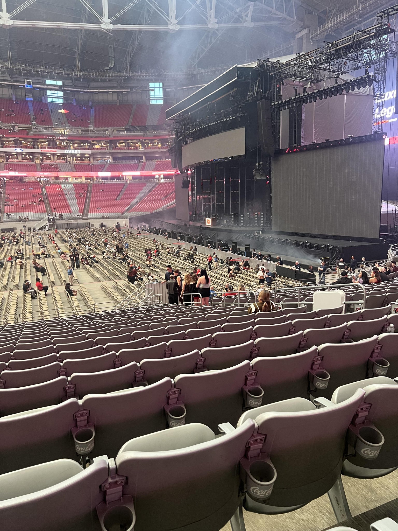 Real Fan View taken from Section 105 at State Farm Stadium by Odessia W