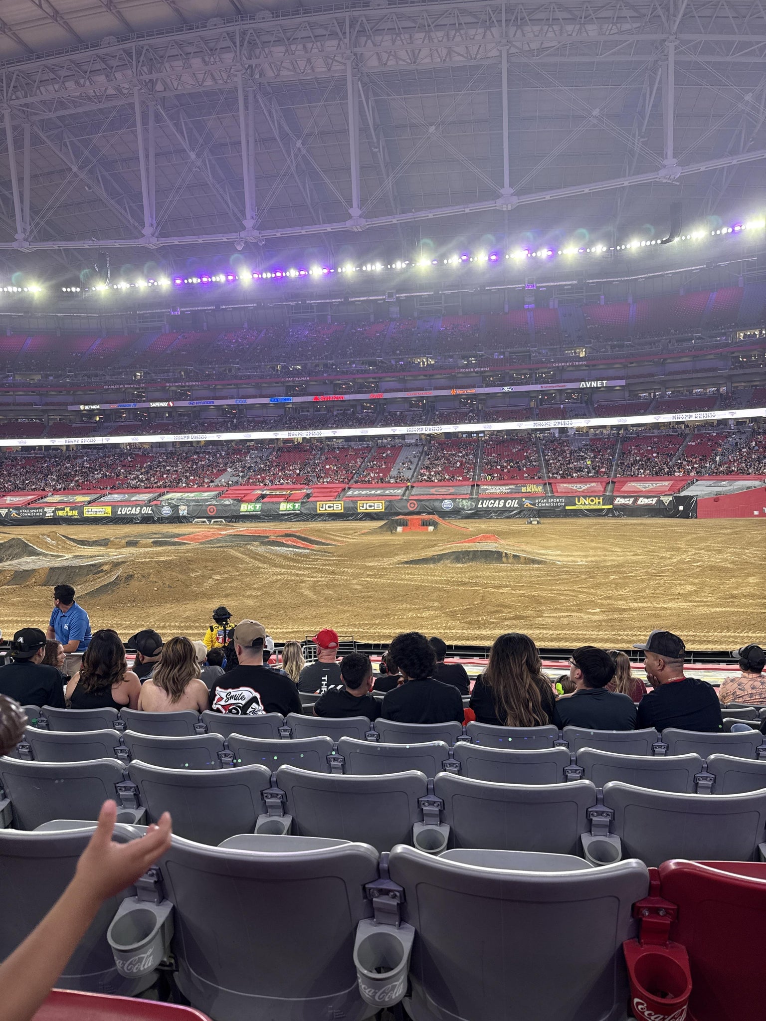 Real Fan View taken from Section 105 at State Farm Stadium by Adriana C