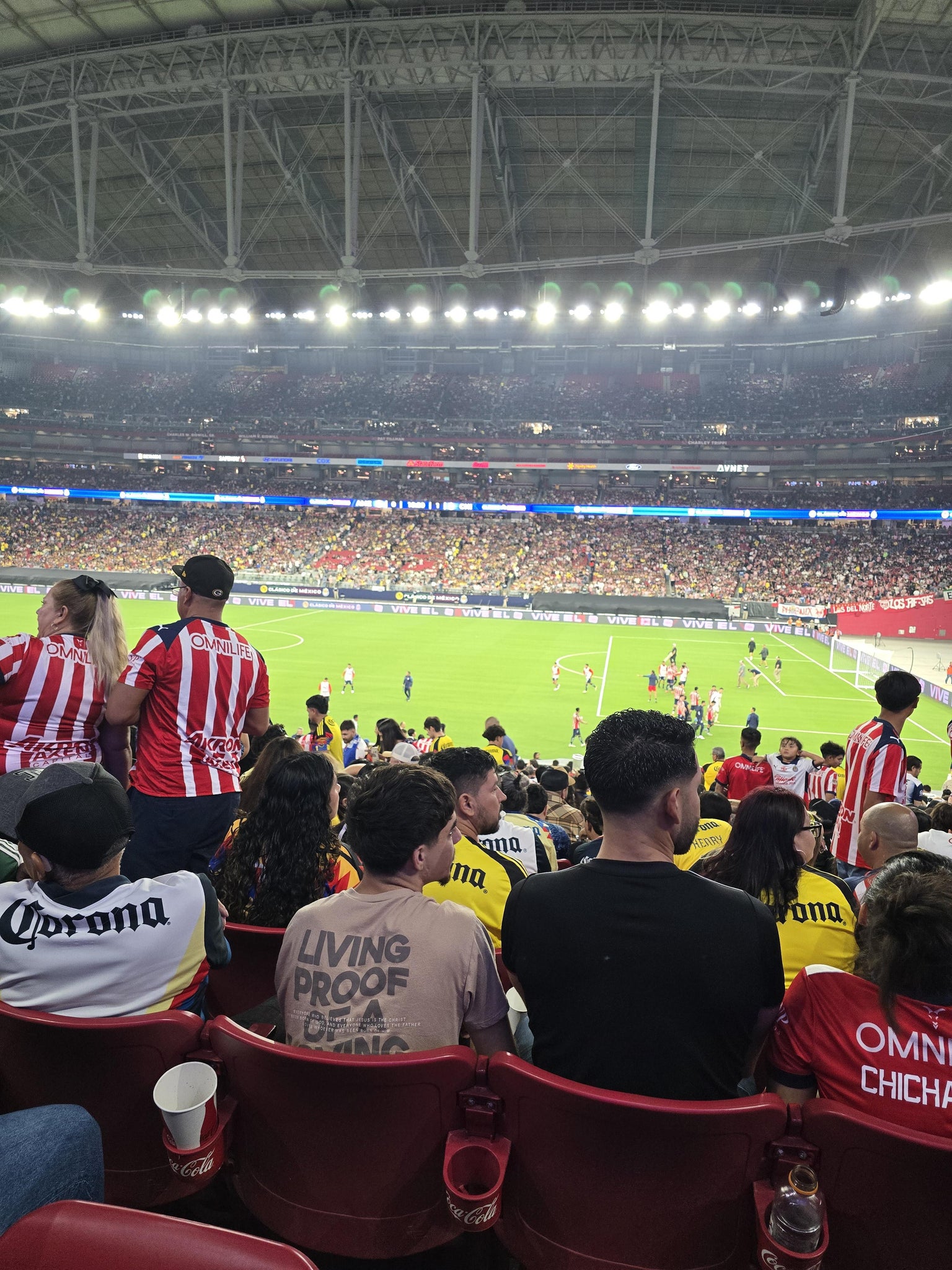 Real Fan View taken from Section 105 at State Farm Stadium by Raziel A