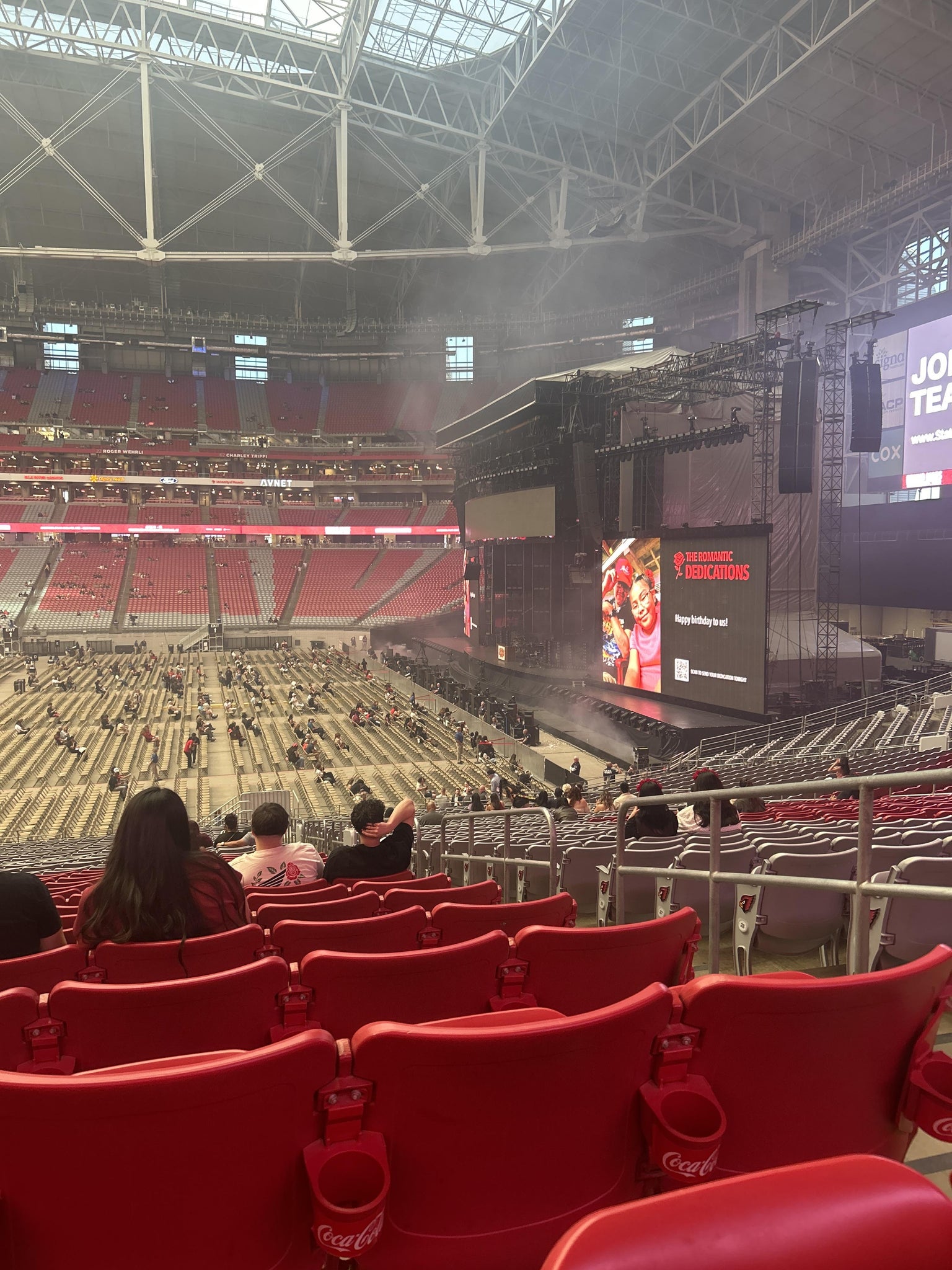 Real Fan View taken from Section 105 at State Farm Stadium by Elizabeth C