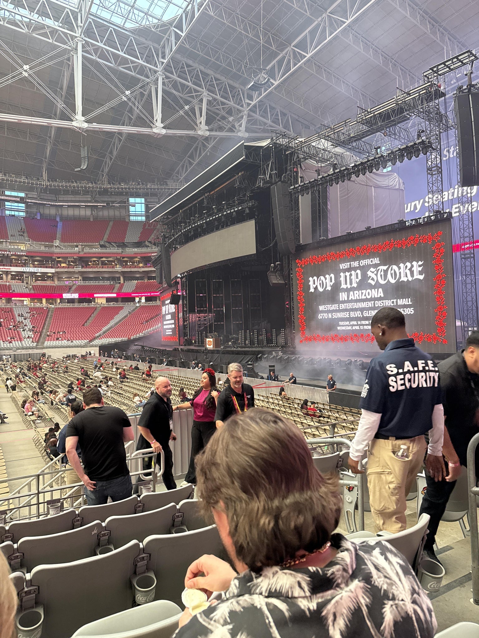 Real Fan View taken from Section 105 at State Farm Stadium by Cristian S