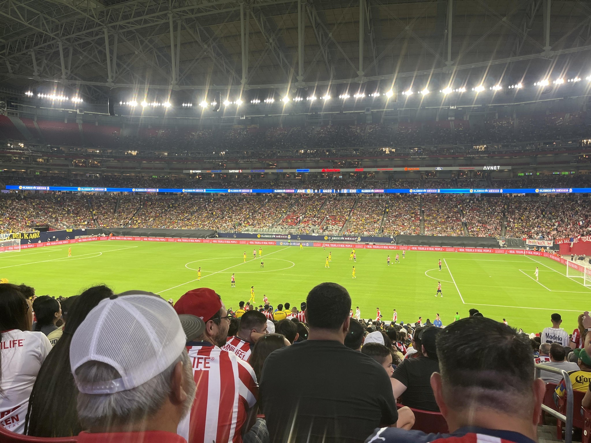 Real Fan View taken from Section 106 at State Farm Stadium by Daniel G