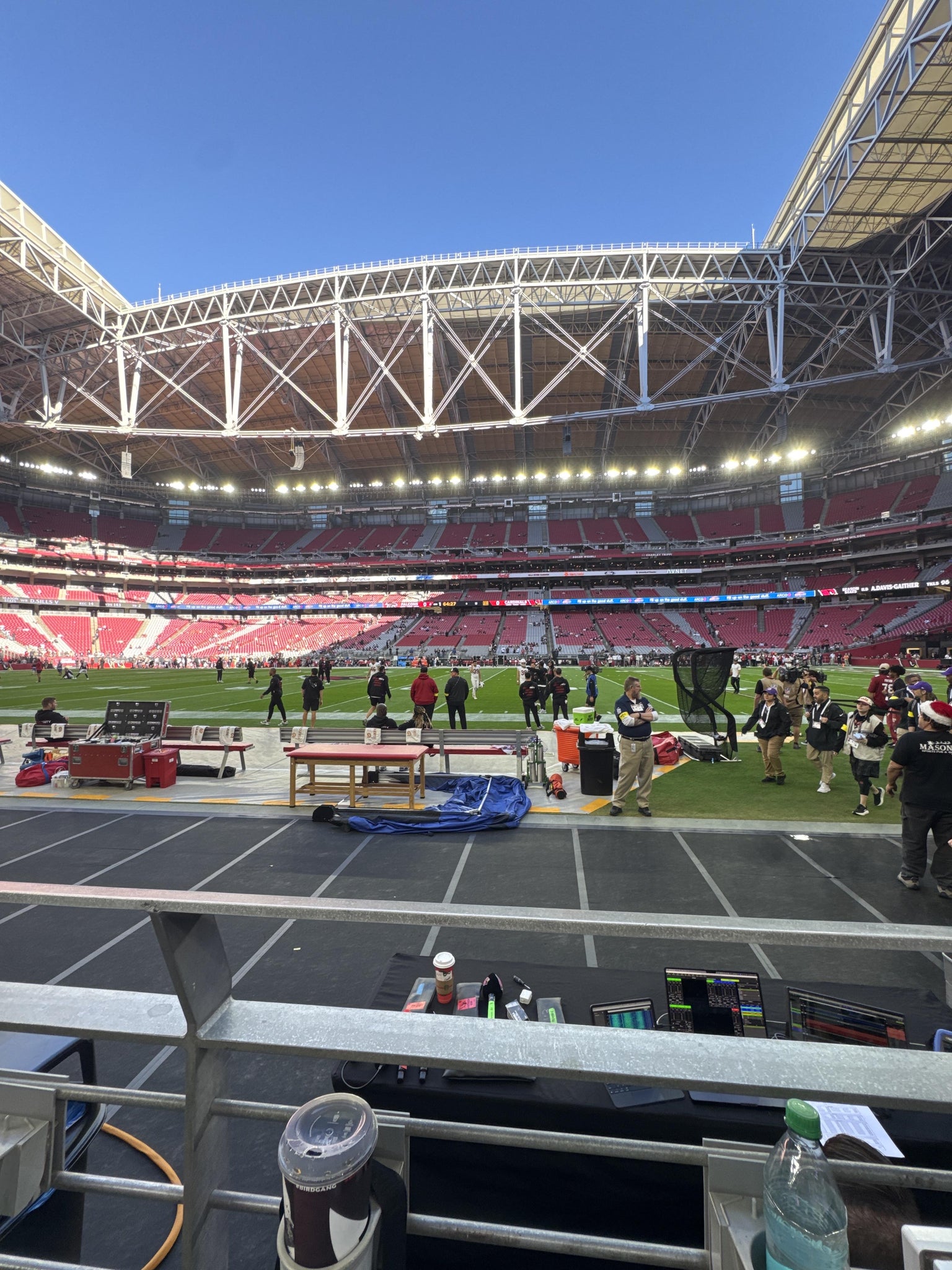 Real Fan View taken from Section 107 at State Farm Stadium by Jenn H