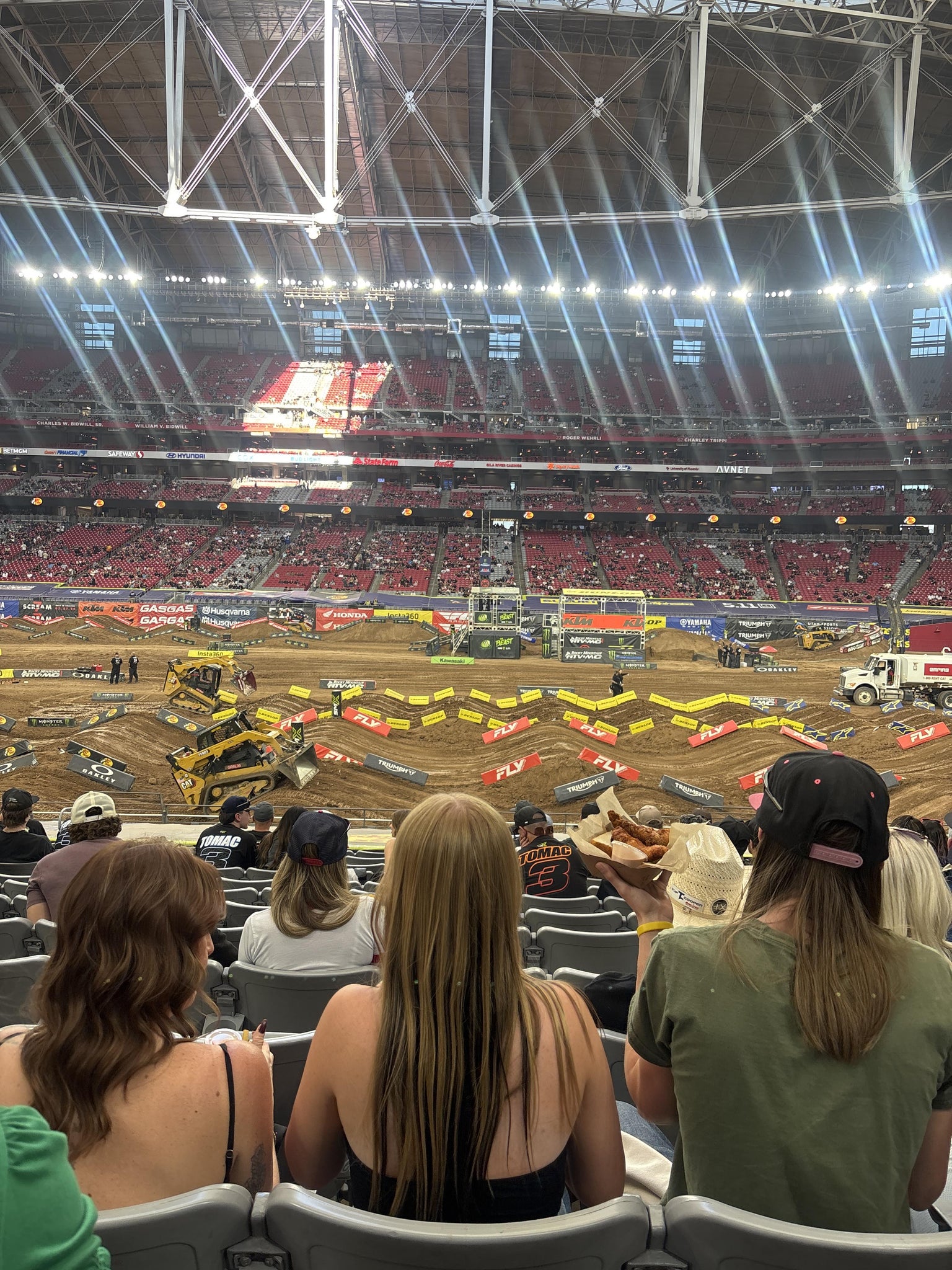 Real Fan View taken from Section 107 at State Farm Stadium by Heather W