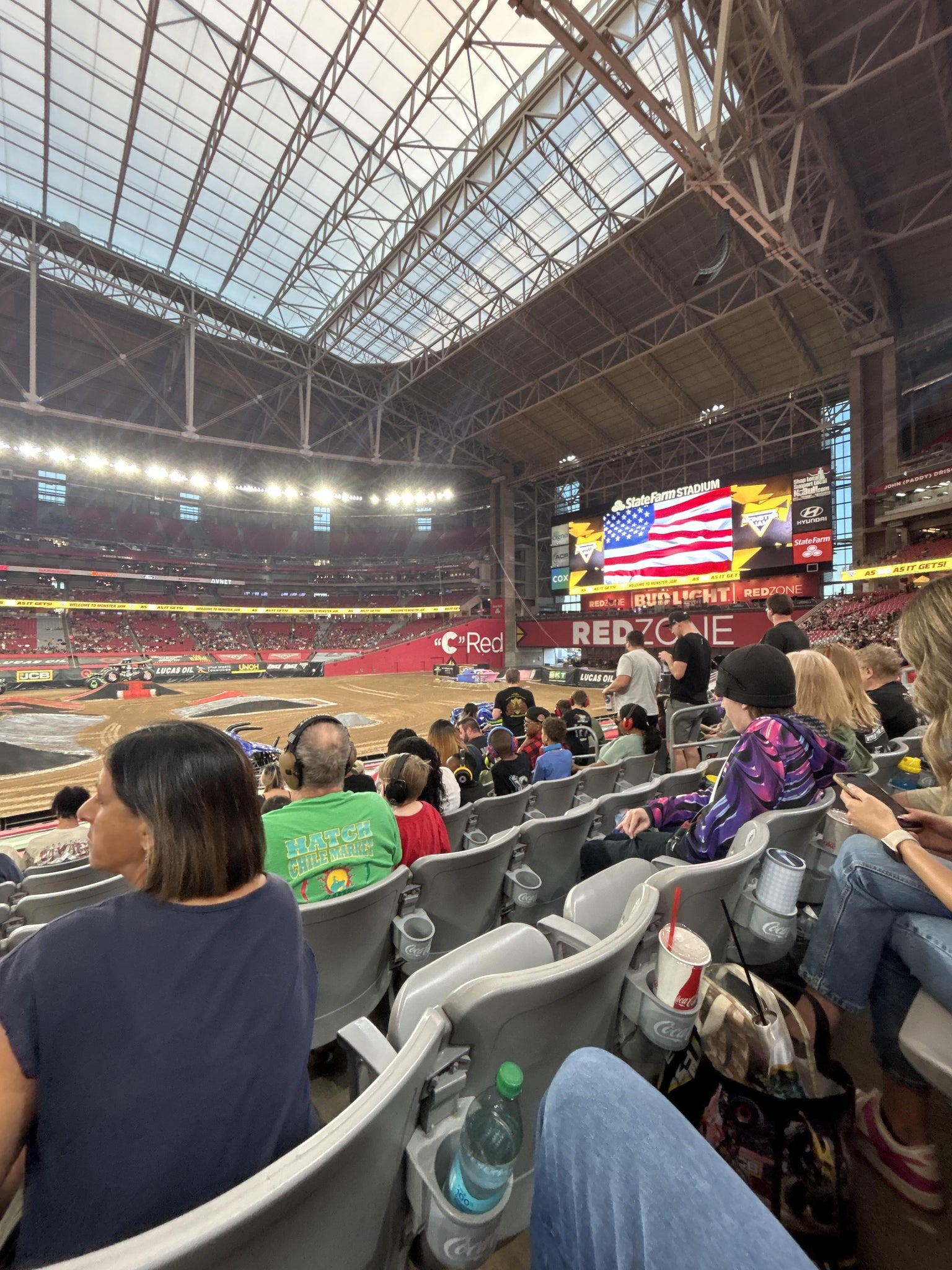 Real Fan View taken from Section 107 at State Farm Stadium by Guillaume W
