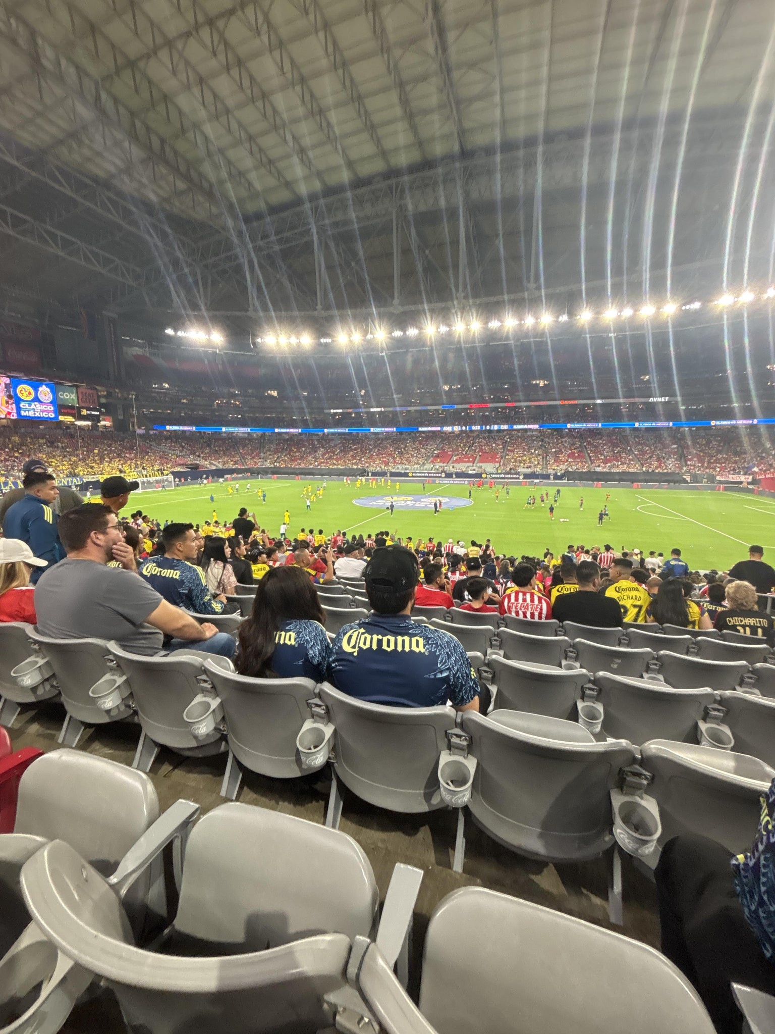 Real Fan View taken from Section 107 at State Farm Stadium by Martha P