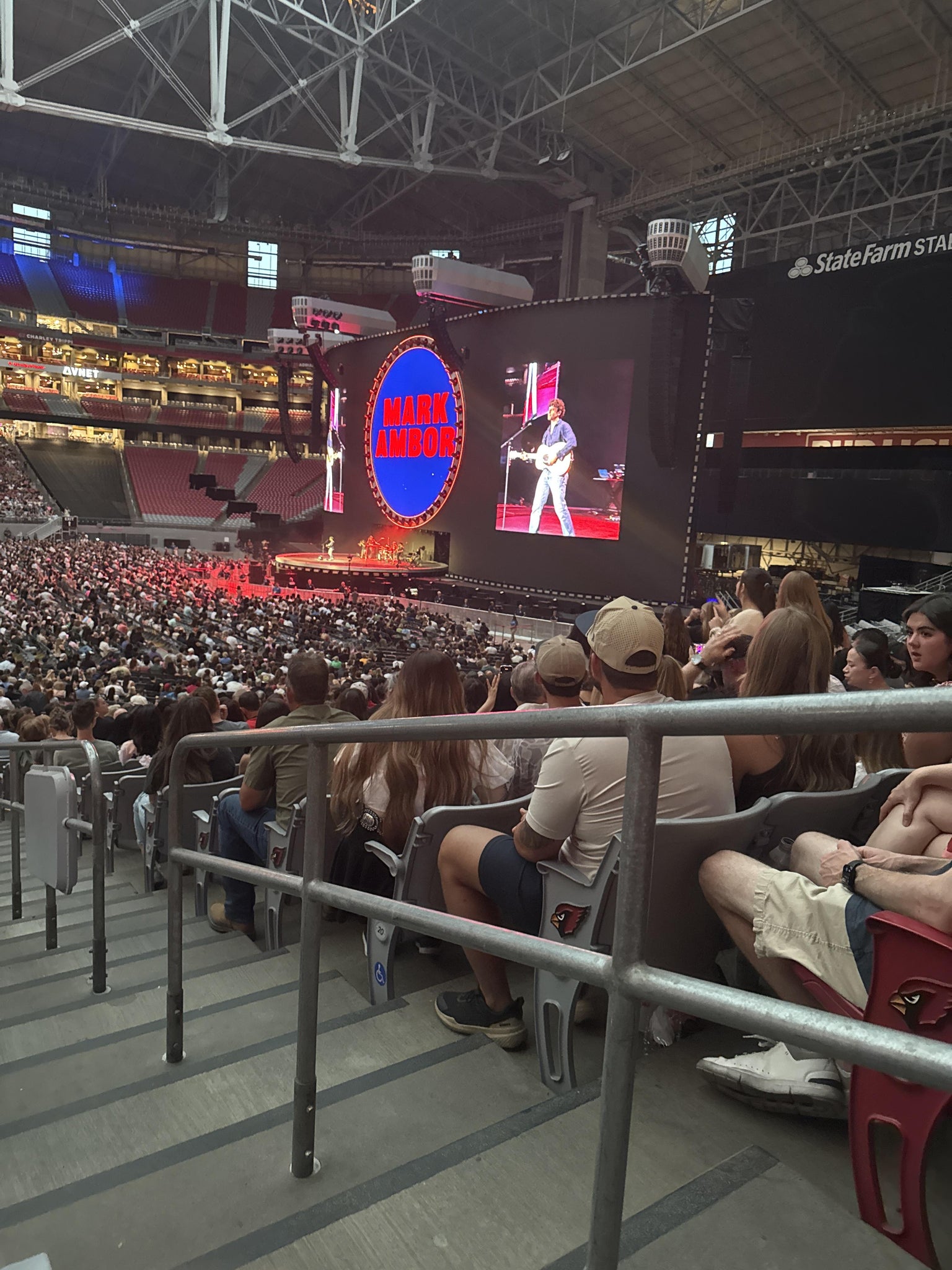 Real Fan View taken from Section 107 at State Farm Stadium by Jesse T