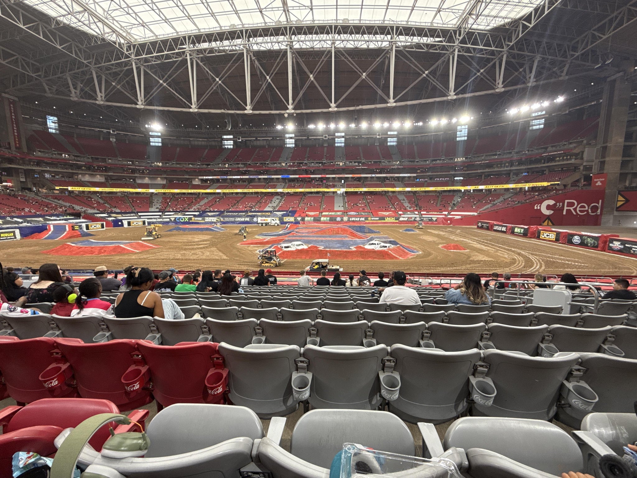 Real Fan View taken from Section 107 at State Farm Stadium by Shalii W