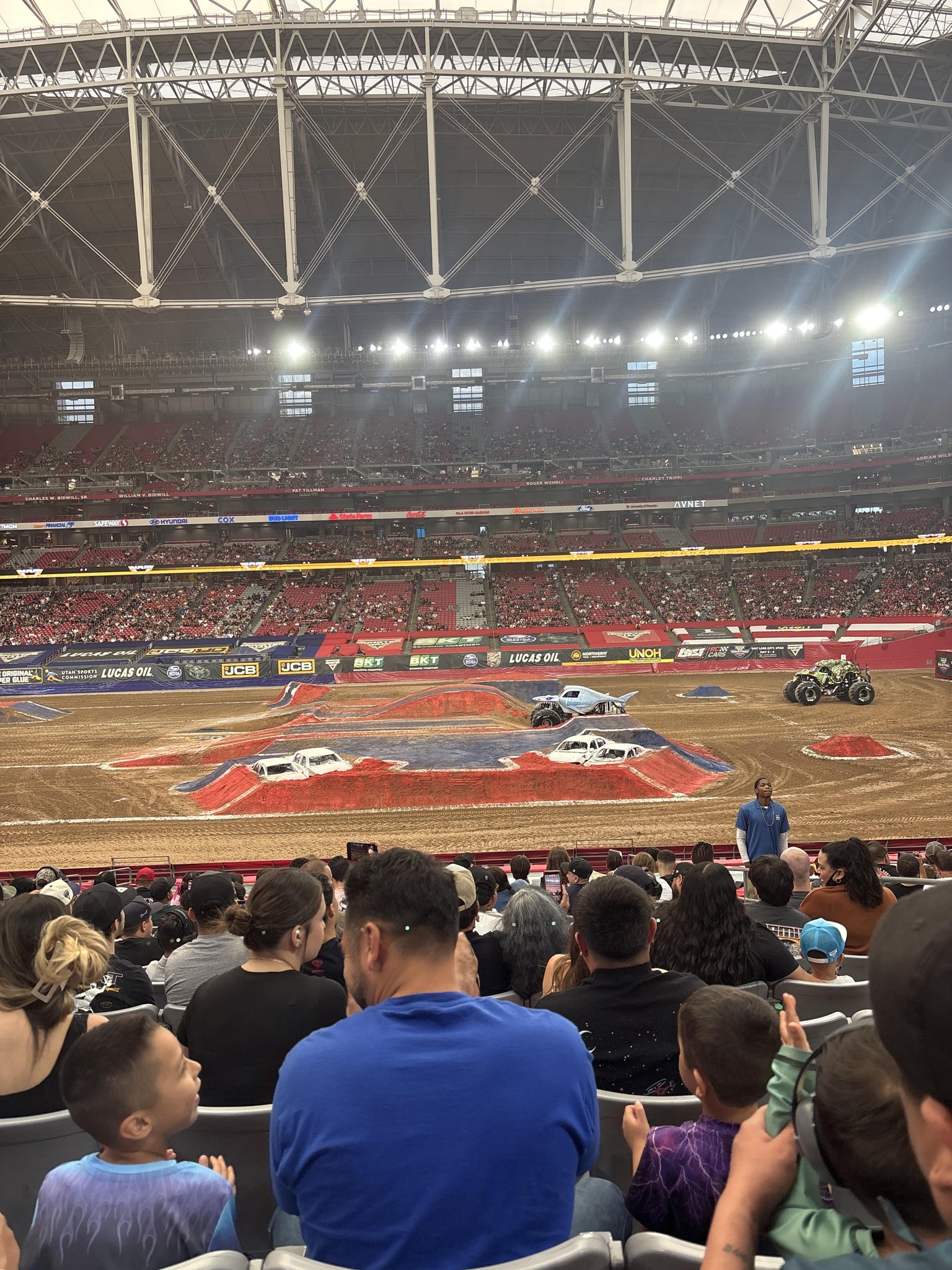 Real Fan View taken from Section 107 at State Farm Stadium by Daniel B