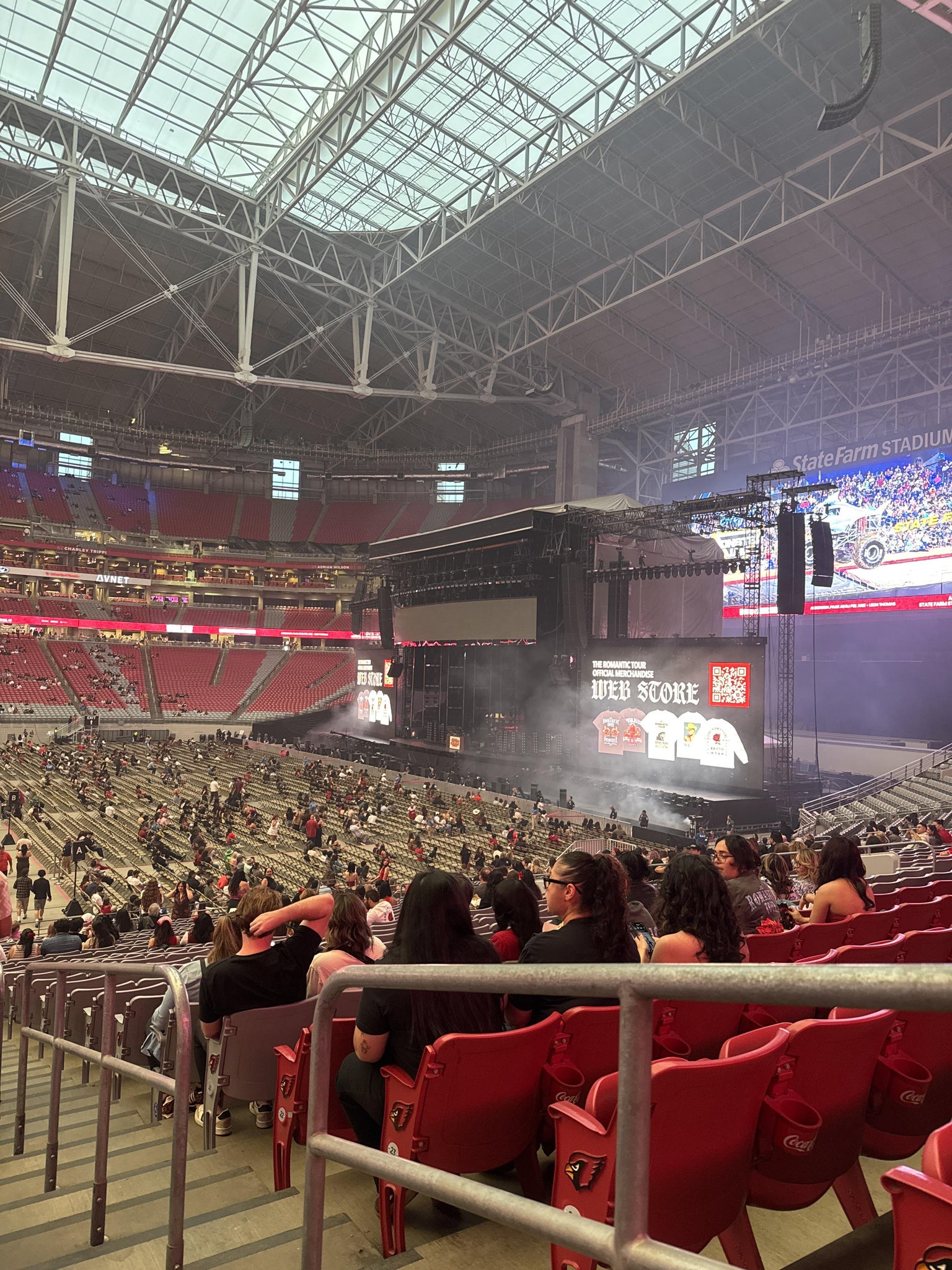 Real Fan View taken from Section 107 at State Farm Stadium by Mariana V