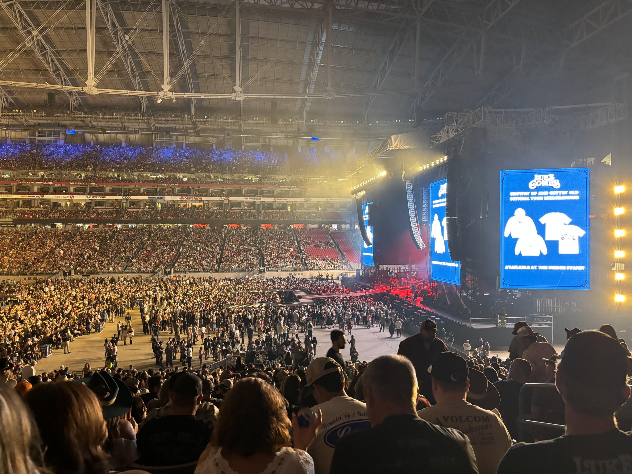 Real Fan View taken from Section 107 at State Farm Stadium by Dasia G
