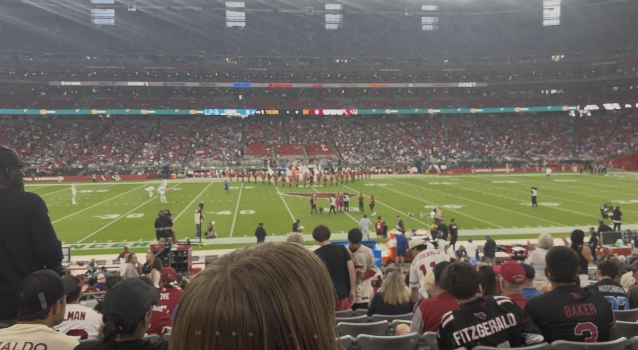 Real Fan View taken from Section 109 at State Farm Stadium by Aristea V
