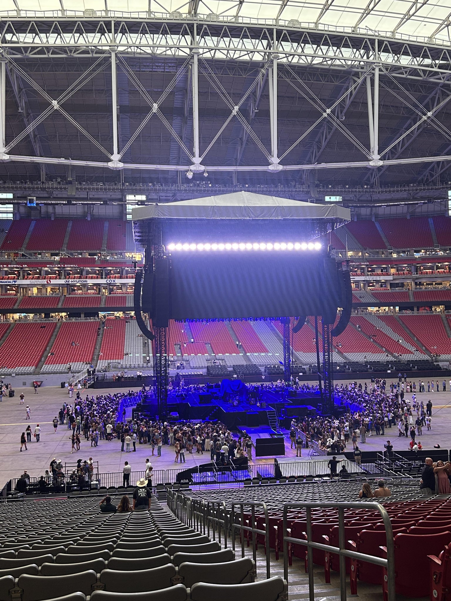 Real Fan View taken from Section 110 at State Farm Stadium by Chelsey B