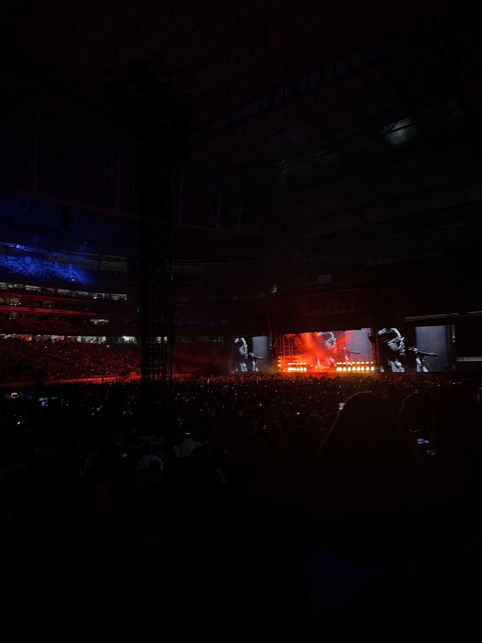 Real Fan View taken from Section 111 at State Farm Stadium by Jose V