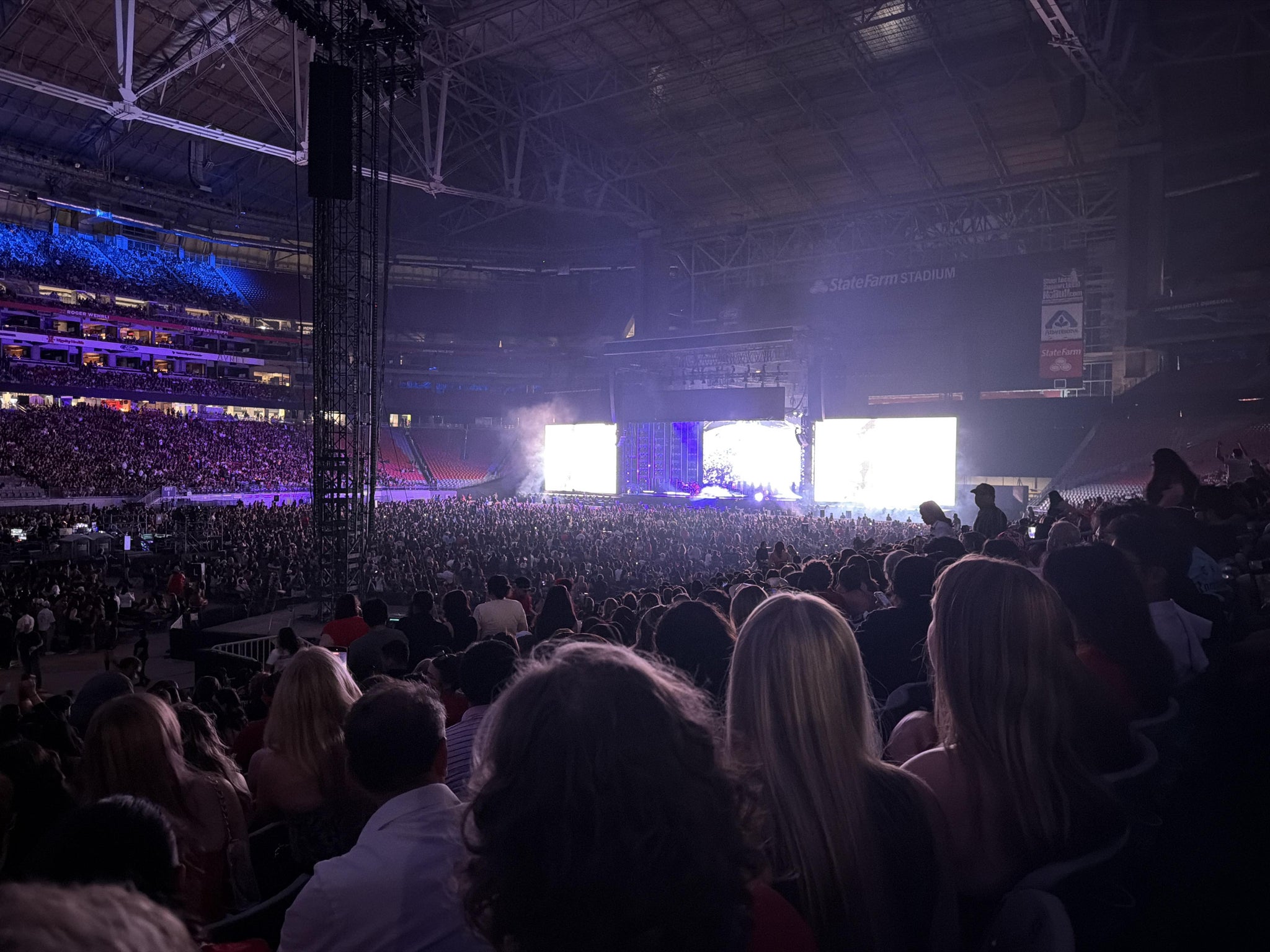 Real Fan View taken from Section 111 at State Farm Stadium by Jiamin H