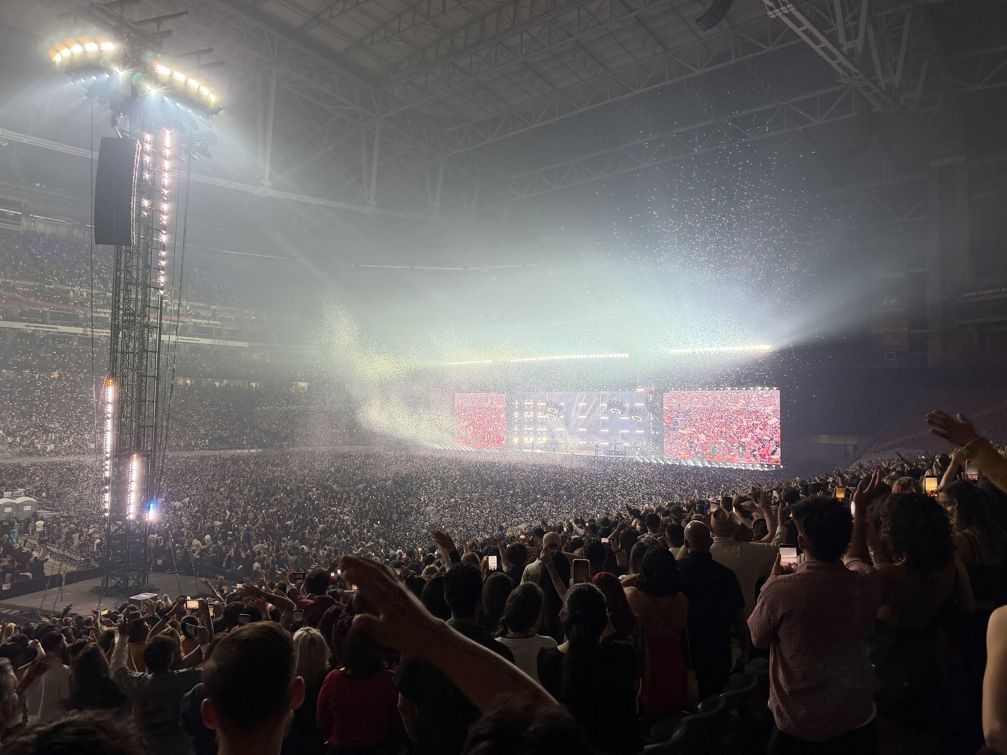 Real Fan View taken from Section 111 at State Farm Stadium by Michele B