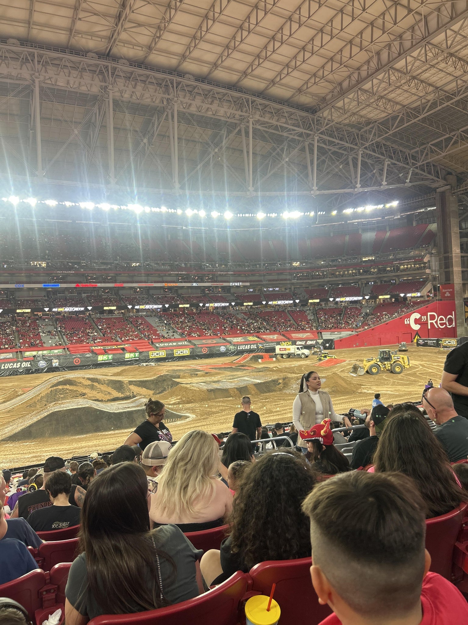 Real Fan View taken from Section 111 at State Farm Stadium by Anonymous User