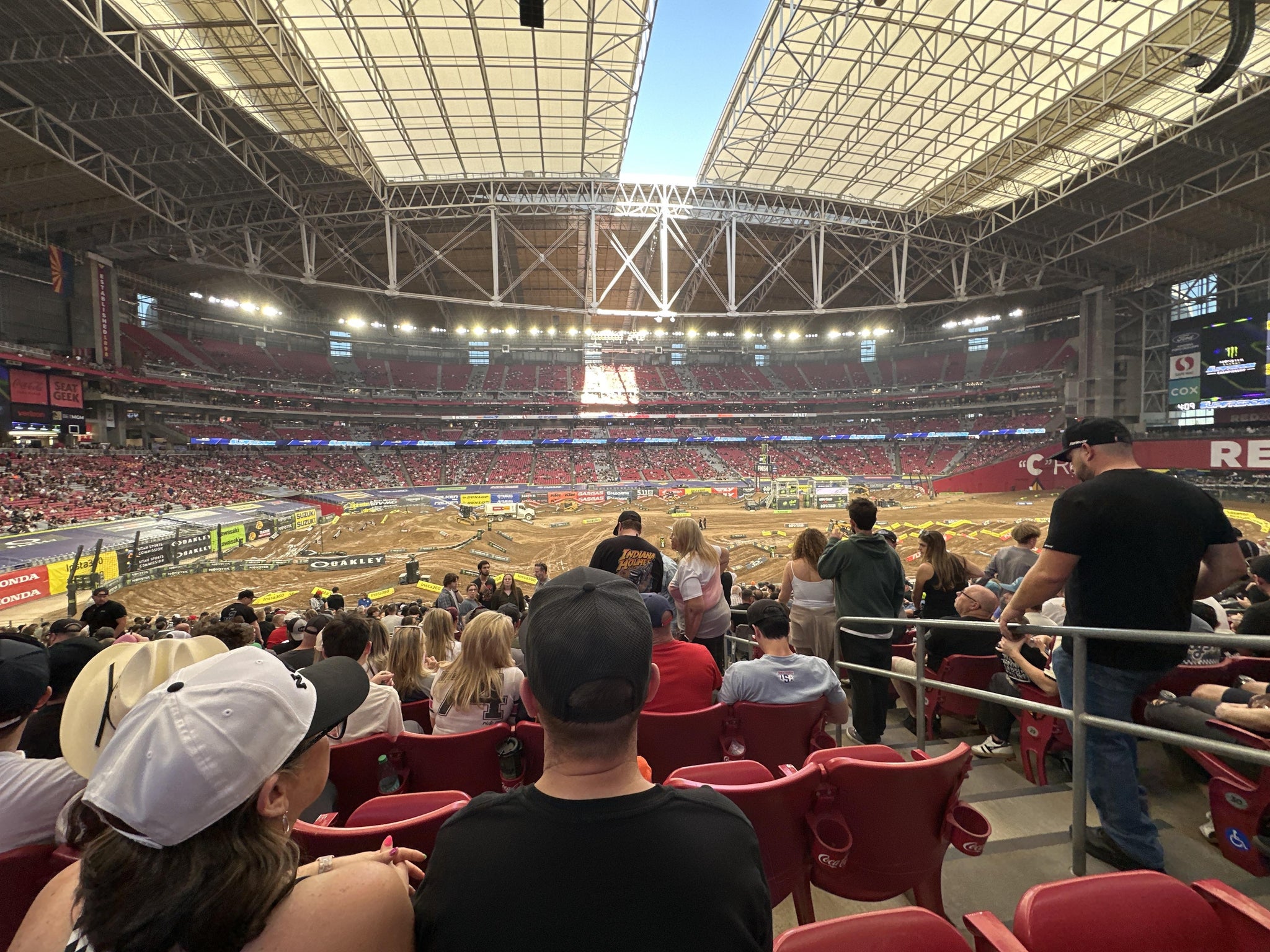 Real Fan View taken from Section 111 at State Farm Stadium by Stormie B
