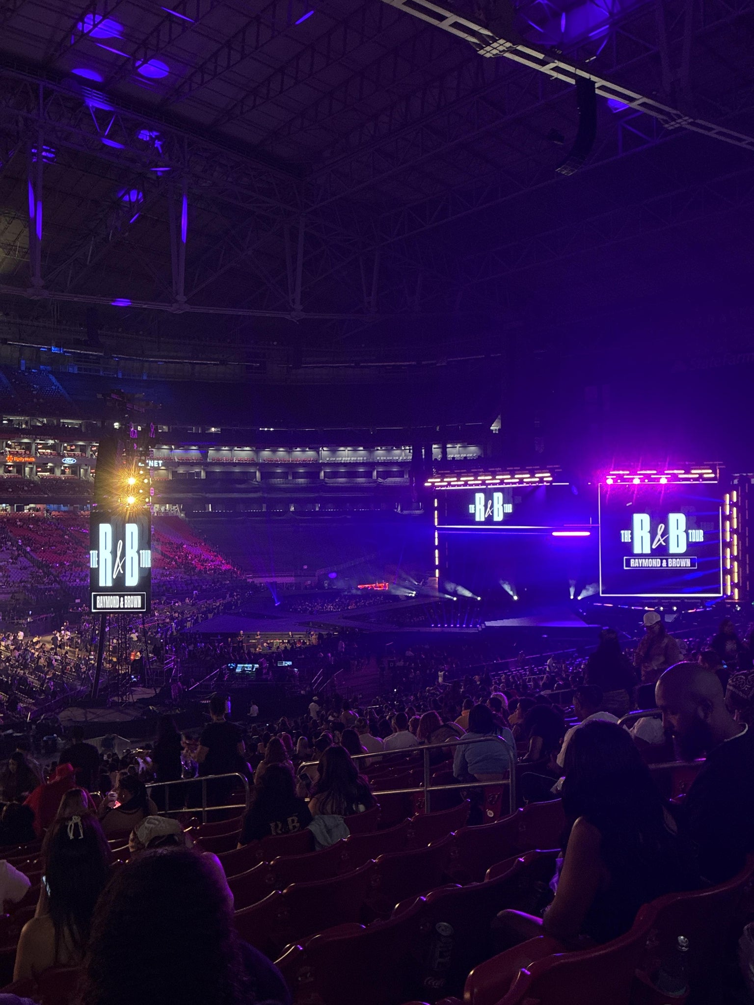 Real Fan View taken from Section 111 at State Farm Stadium by Byanka R