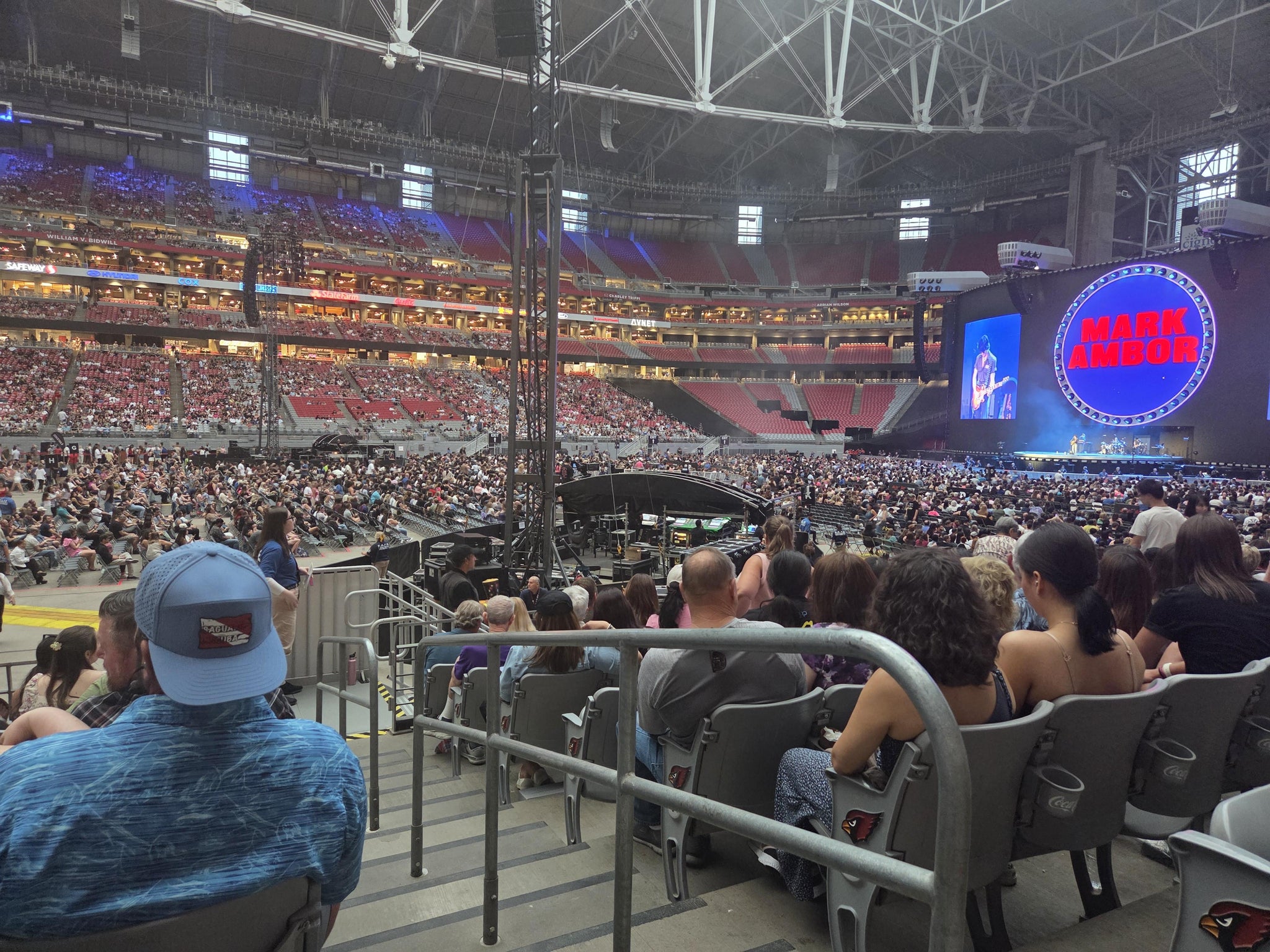 Real Fan View taken from Section 111 at State Farm Stadium by Brenda B