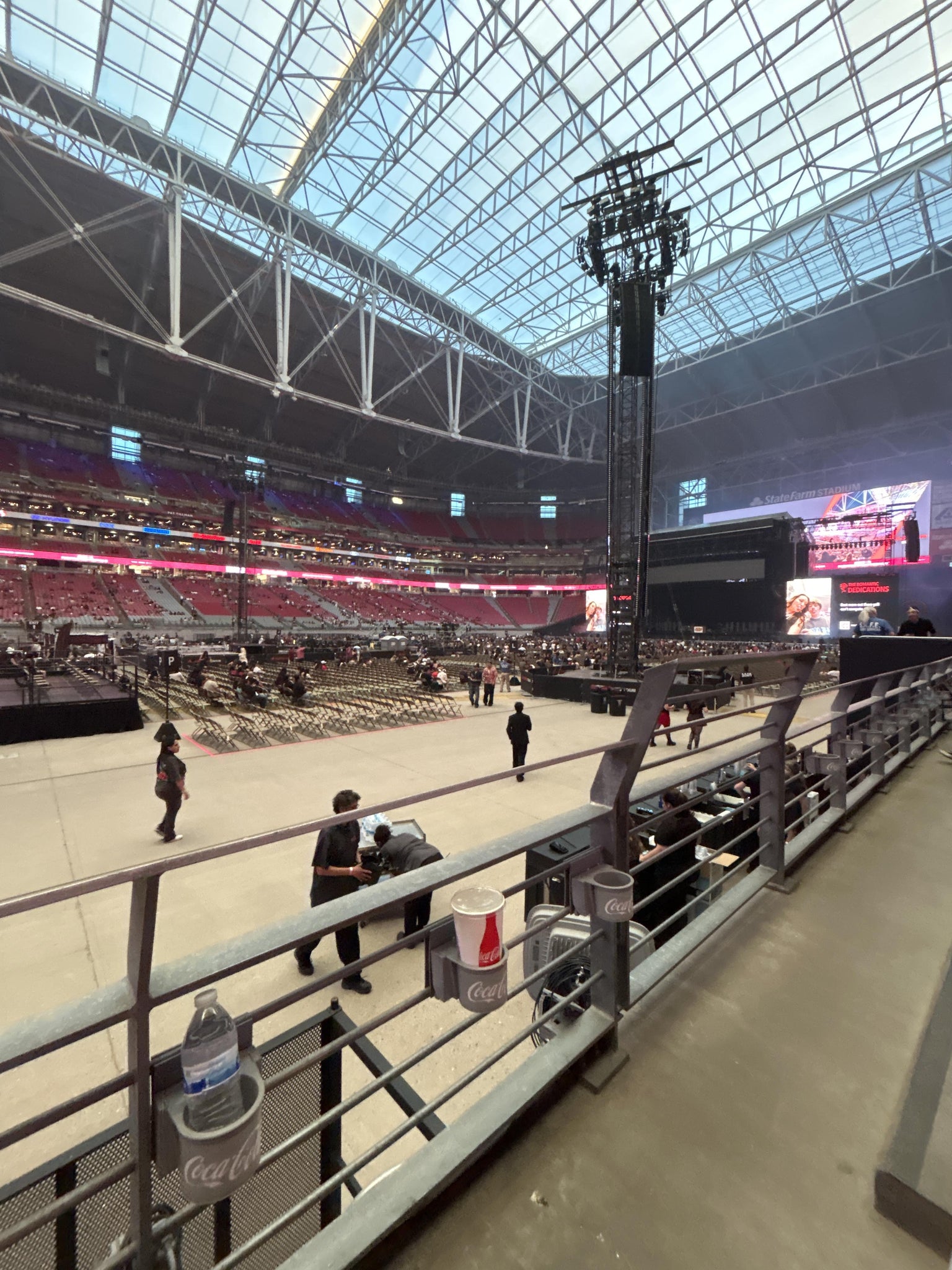 Real Fan View taken from Section 112 at State Farm Stadium by Heather B