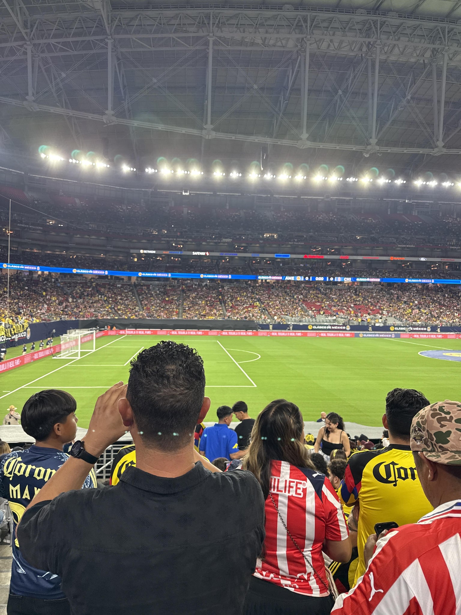 Real Fan View taken from Section 112 at State Farm Stadium by Jose C