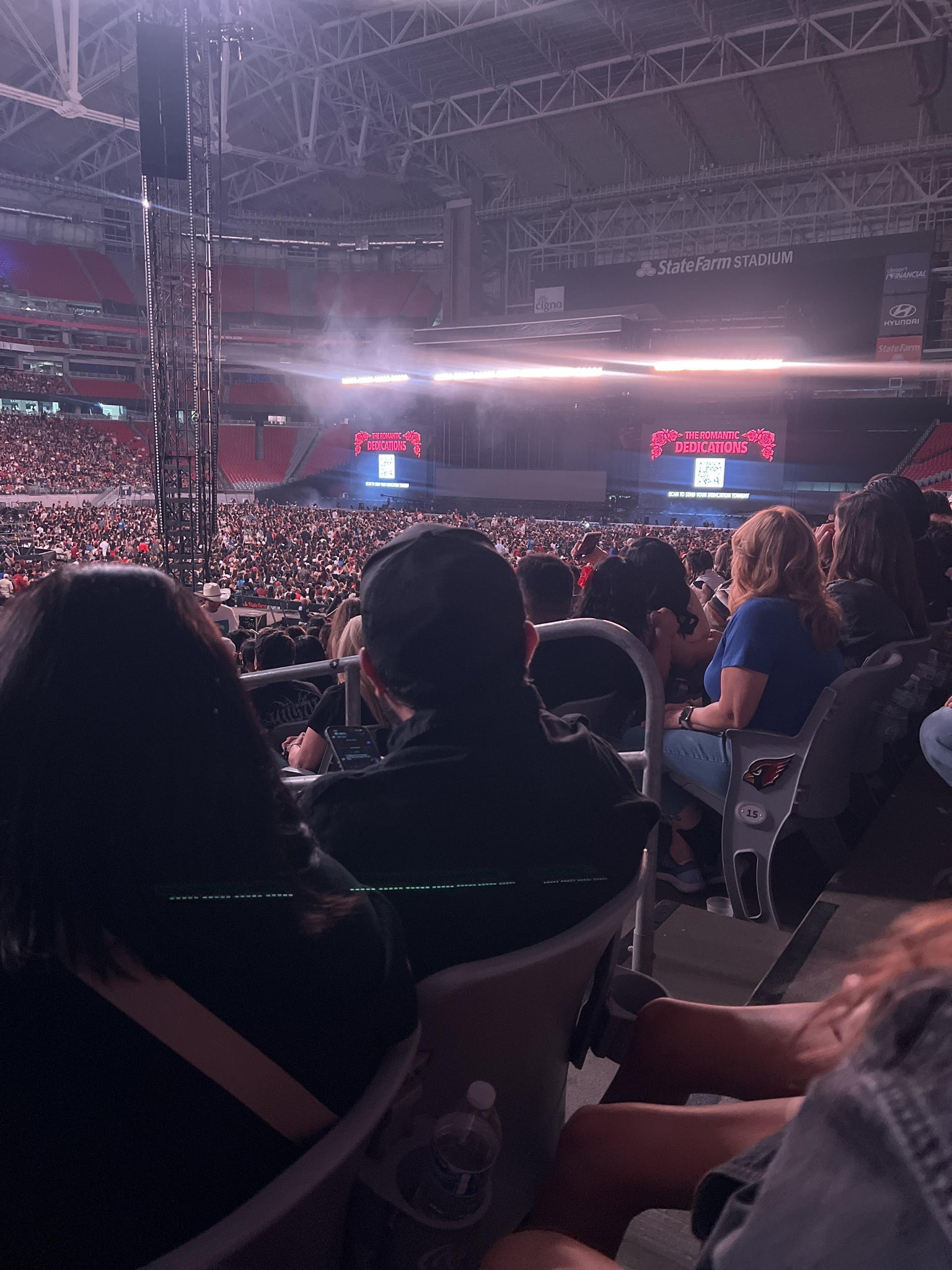 Real Fan View taken from Section 112 at State Farm Stadium by Alexia M