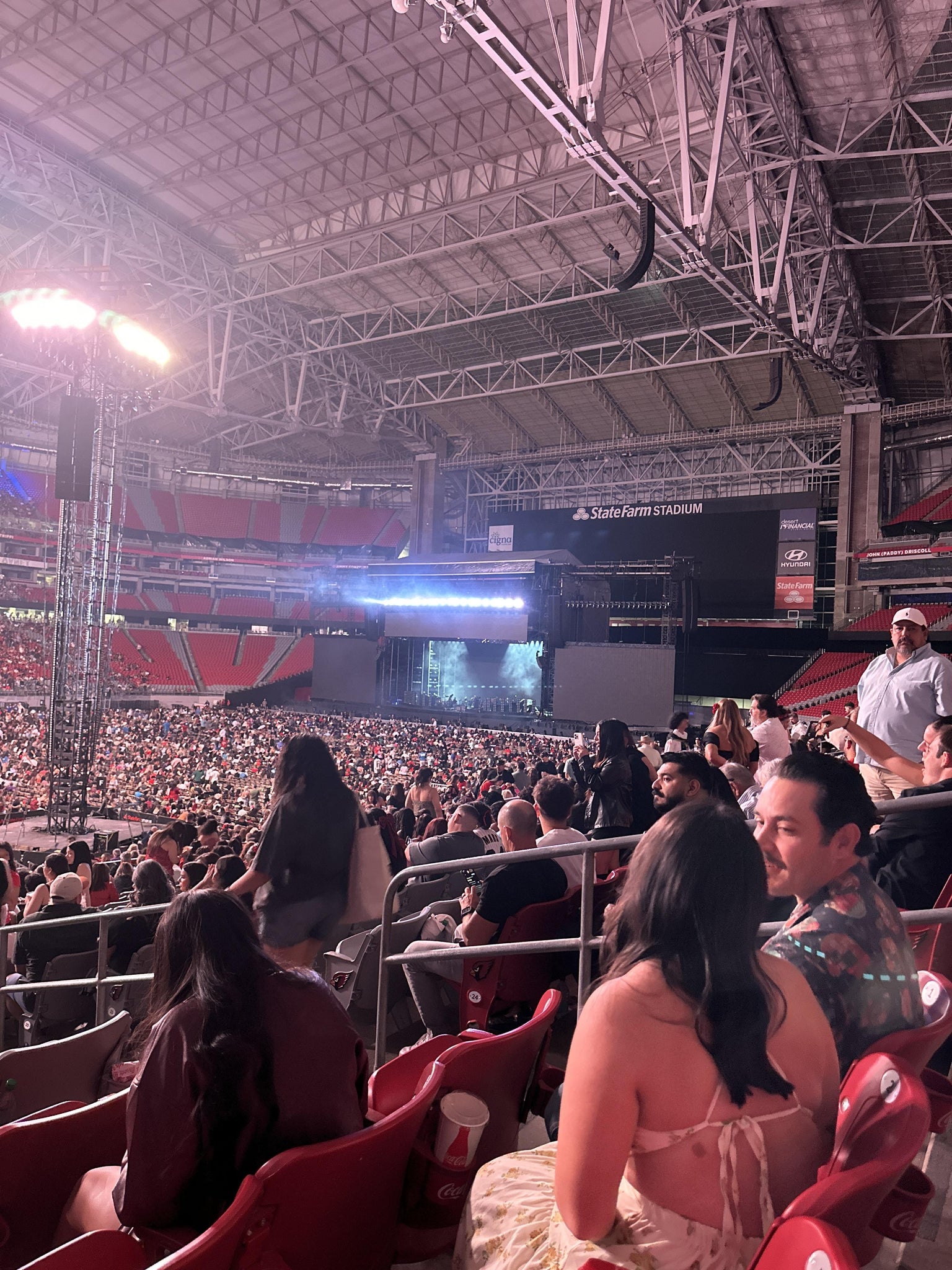 Real Fan View taken from Section 112 at State Farm Stadium by Roselyn P