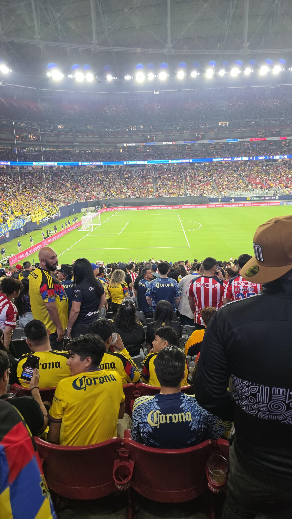 Real Fan View taken from Section 112 at State Farm Stadium by Eduardo C