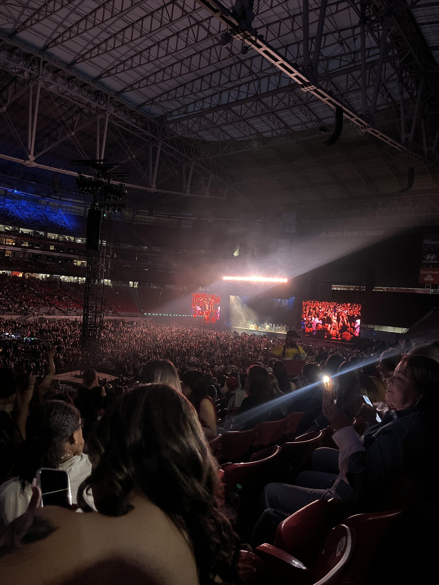 Real Fan View taken from Section 112 at State Farm Stadium by Alejandra M
