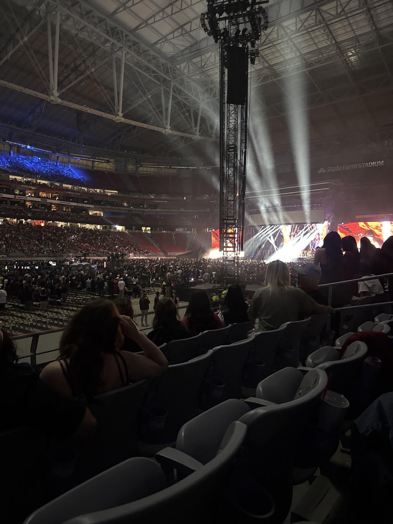 Real Fan View taken from Section 112 at State Farm Stadium by Anahi E