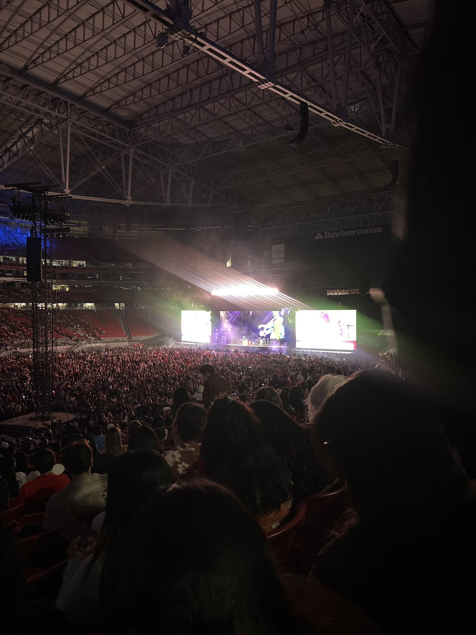 Real Fan View taken from Section 112 at State Farm Stadium by Maria V