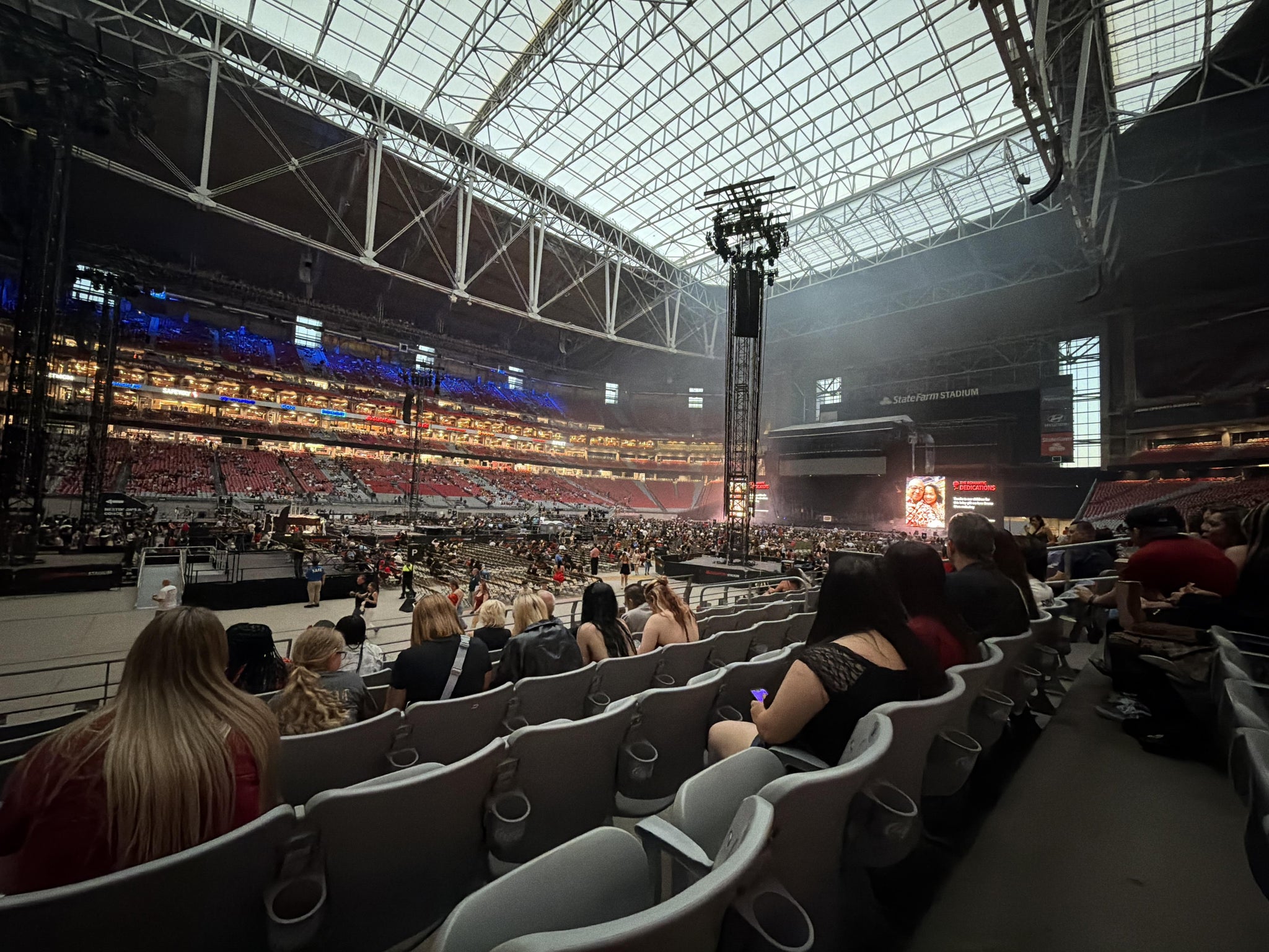 Real Fan View taken from Section 112 at State Farm Stadium by Gabriella C