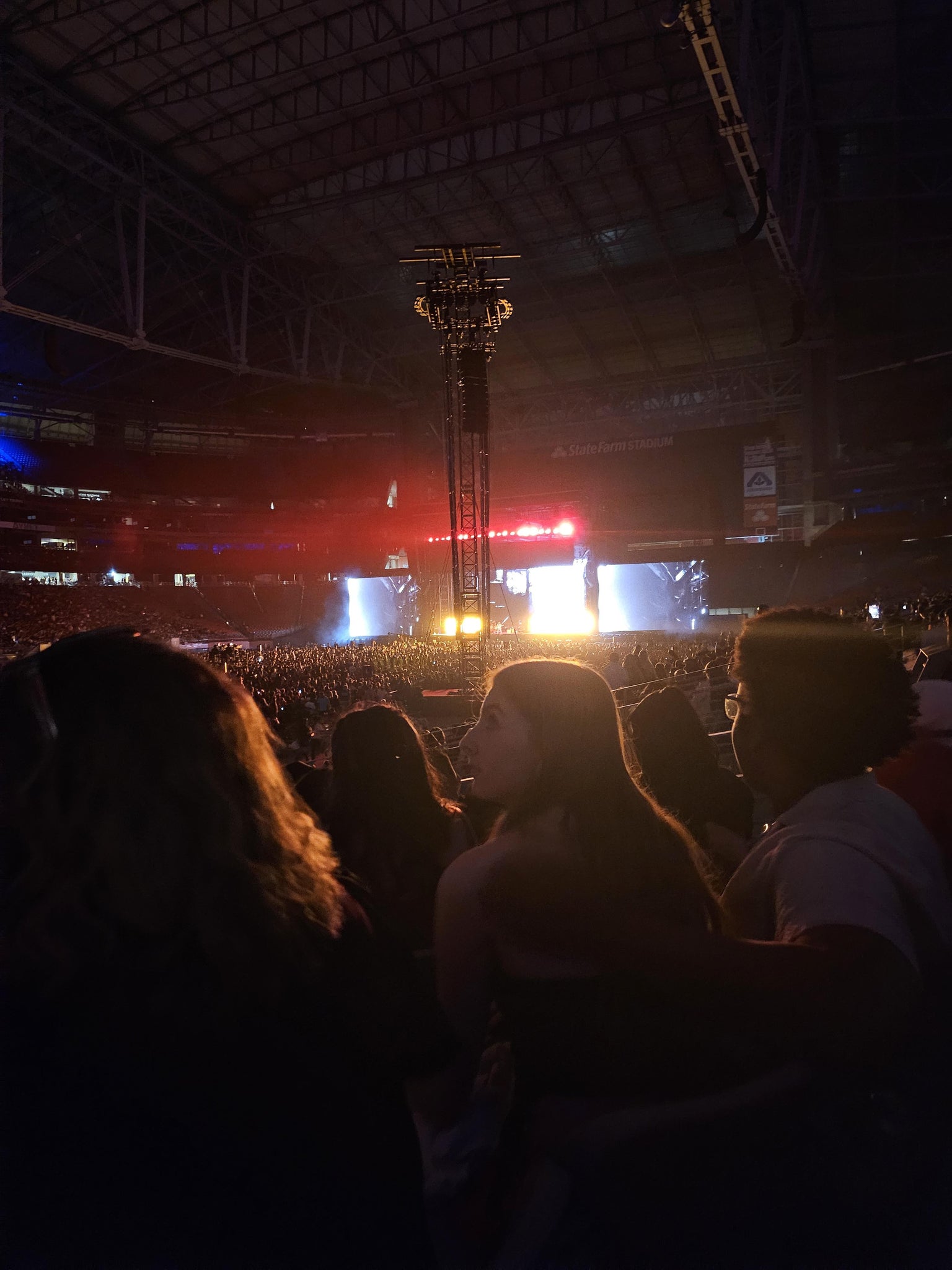 Real Fan View taken from Section 113 at State Farm Stadium by Samantha C