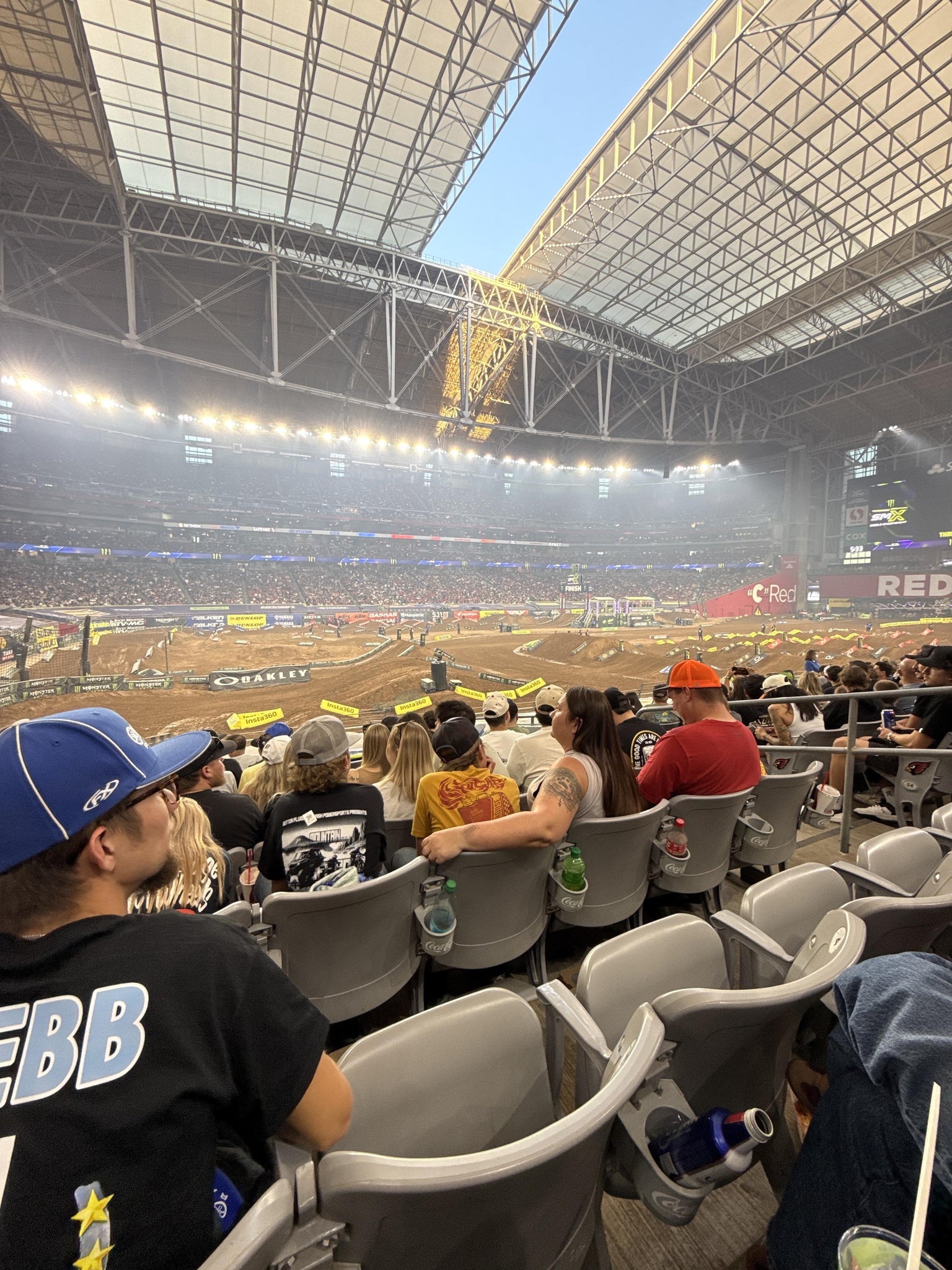 Real Fan View taken from Section 113 at State Farm Stadium by Bogar P