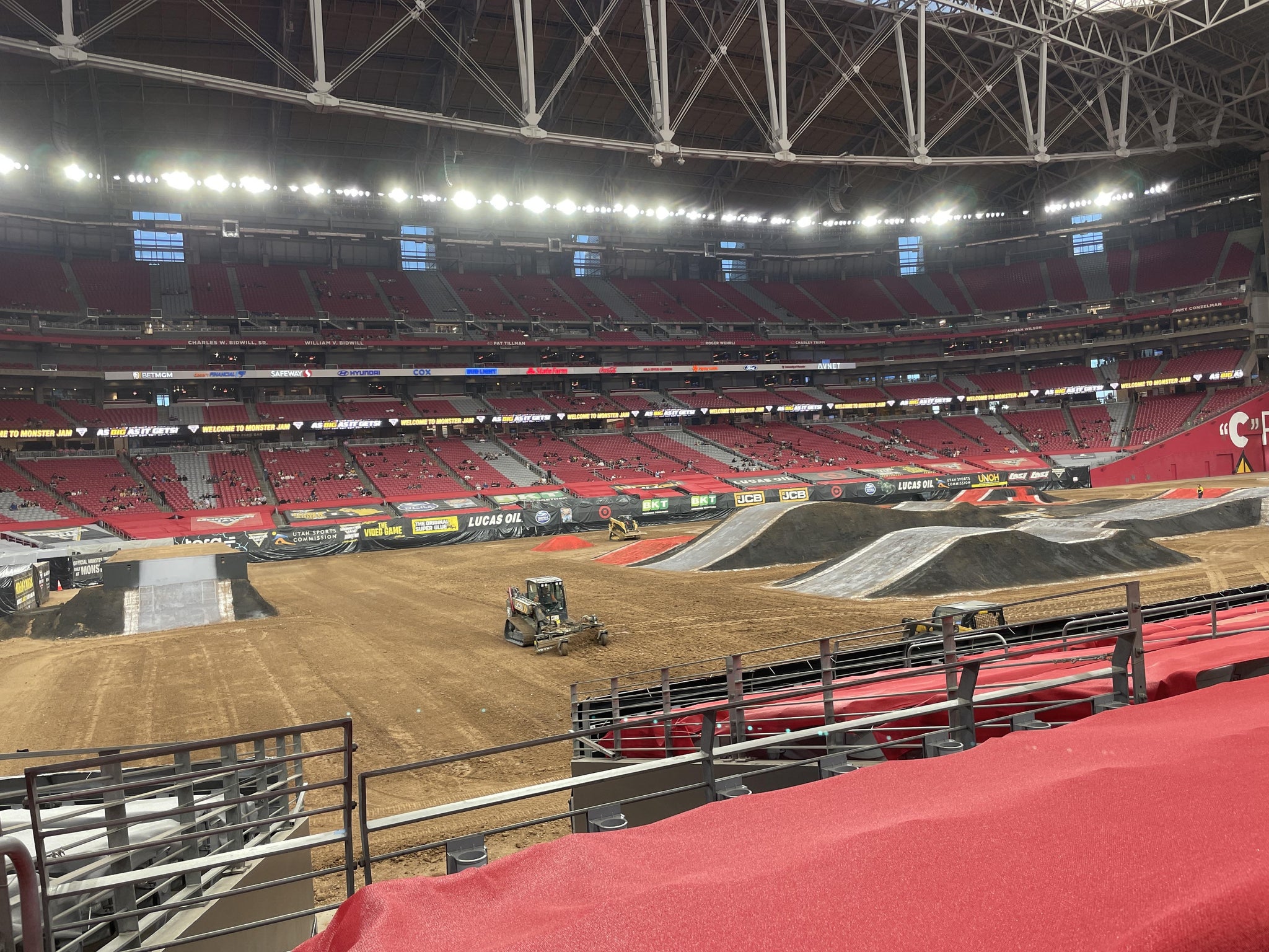 Real Fan View taken from Section 113 at State Farm Stadium by Sara R